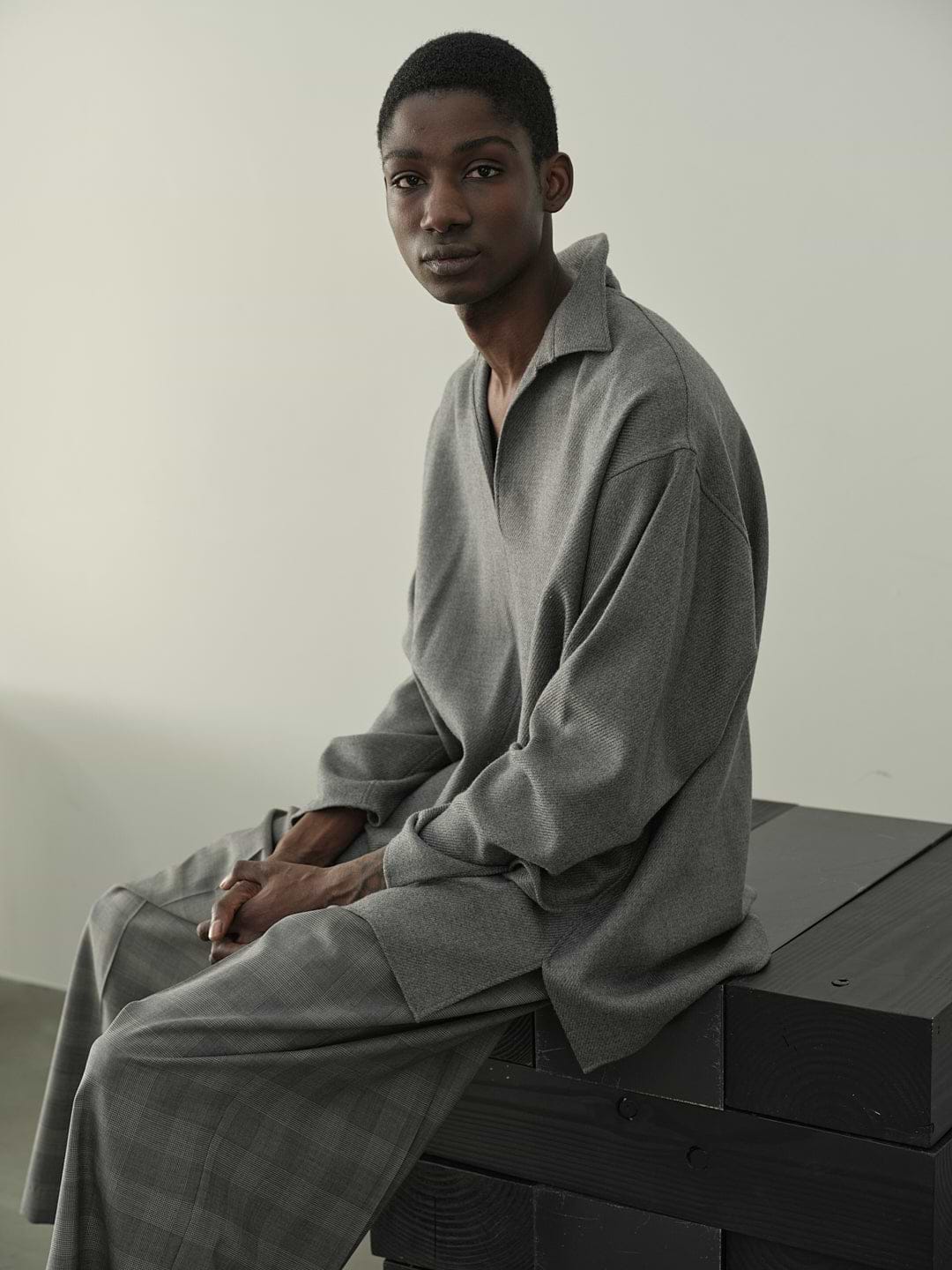 【26AW】ウールプルオーバーシャツ