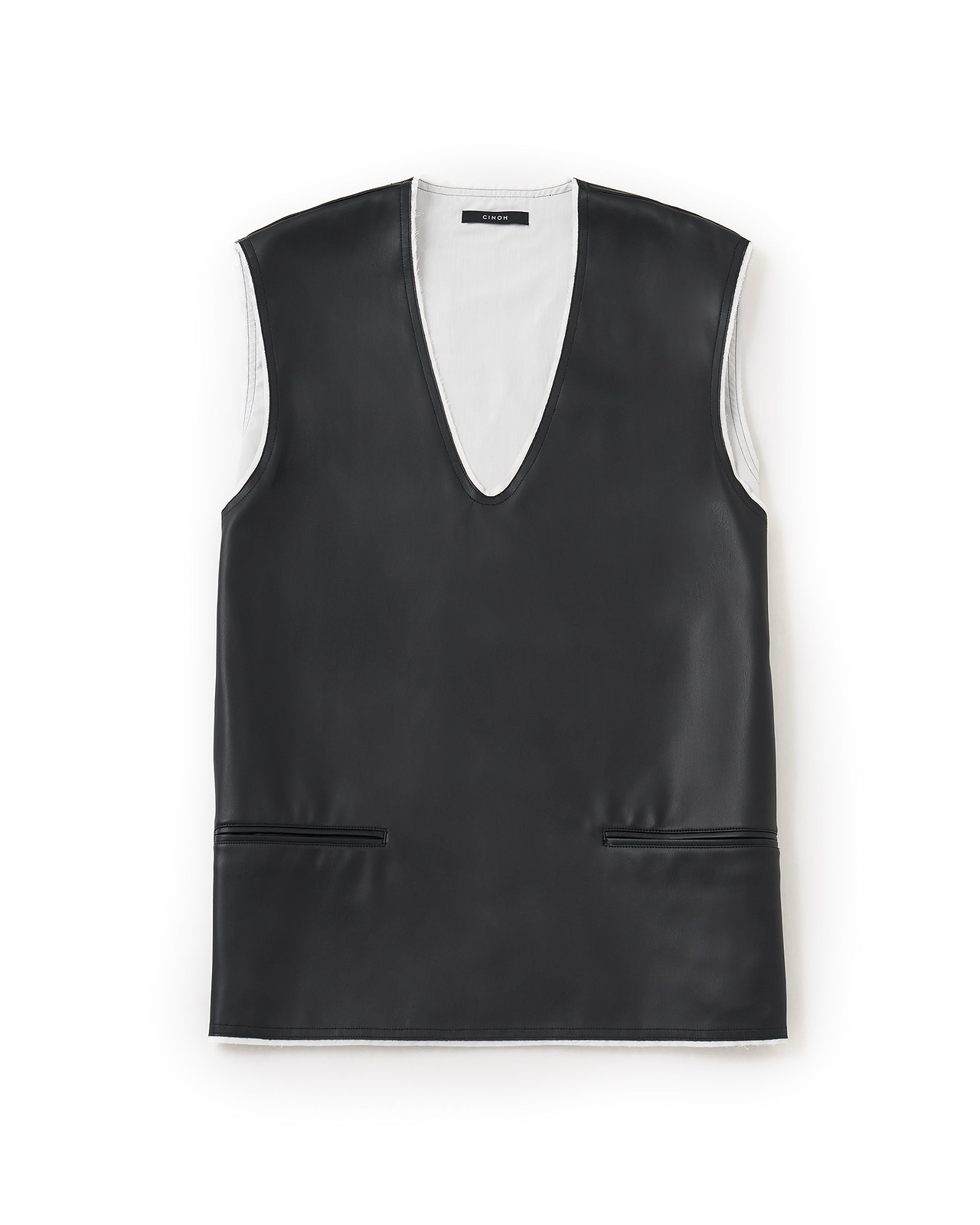 【26SS】シンセティックレザーベスト