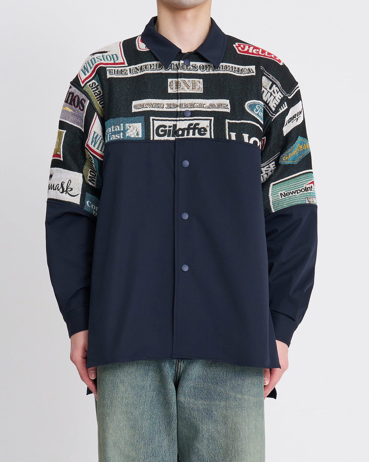 【26SS】マルチロゴシャツブルゾン