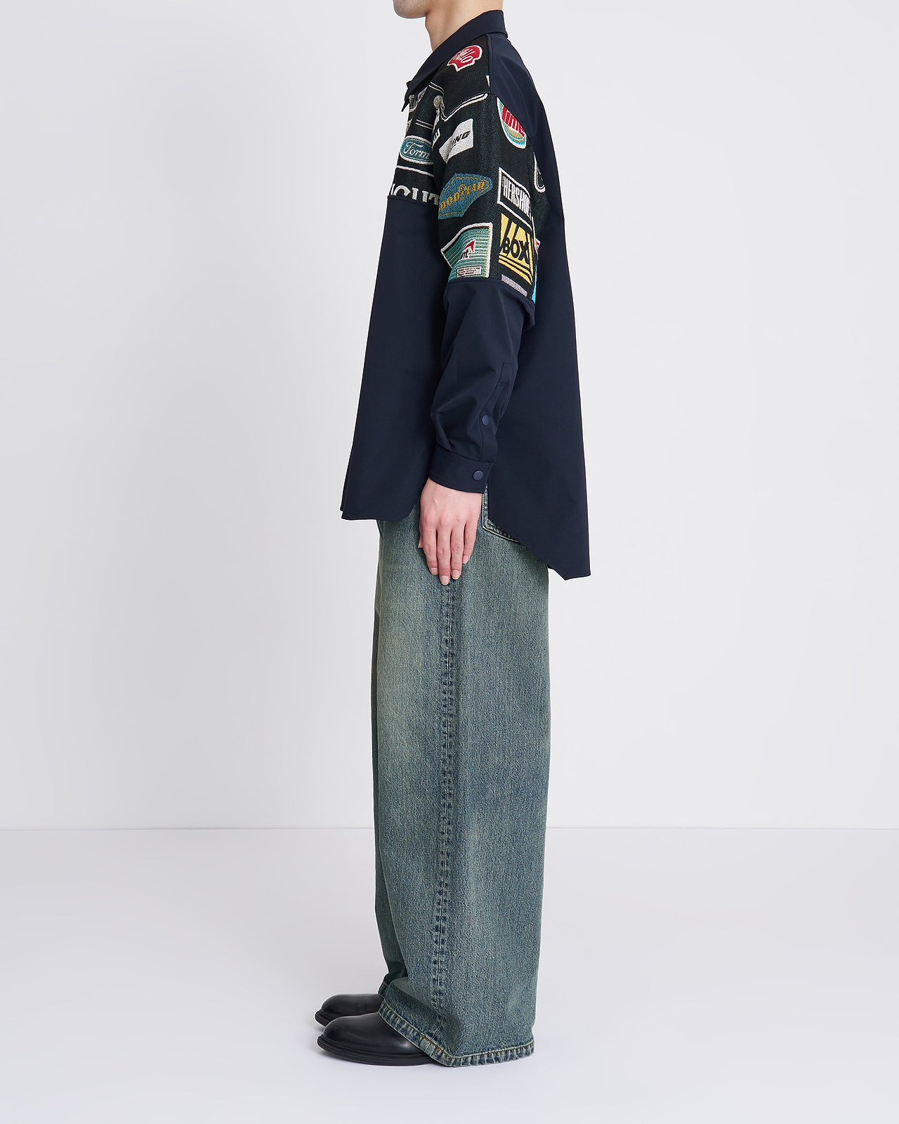 【26SS】マルチロゴシャツブルゾン