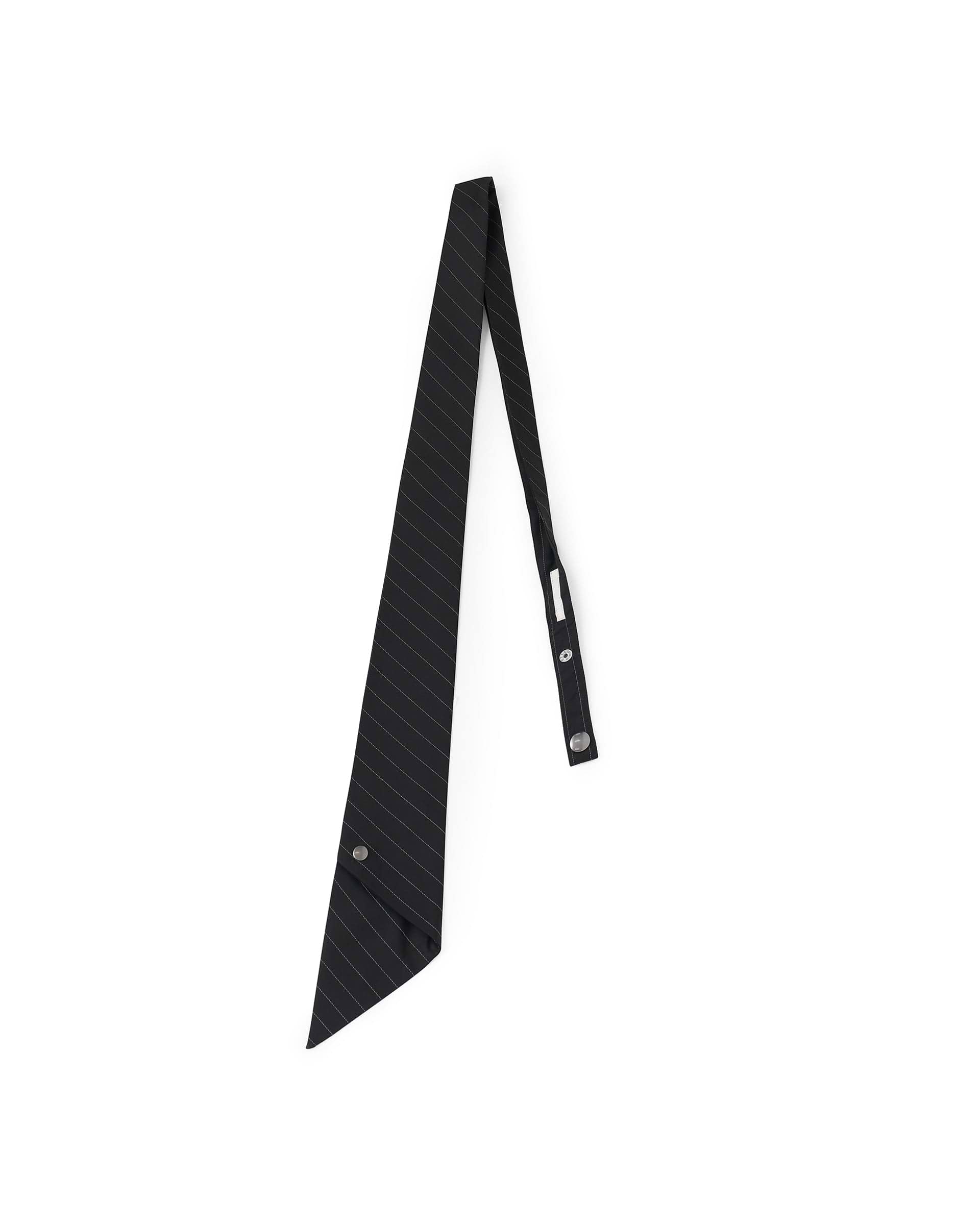 Tamme 黒タイ付ニット Tamme】ノットタイ