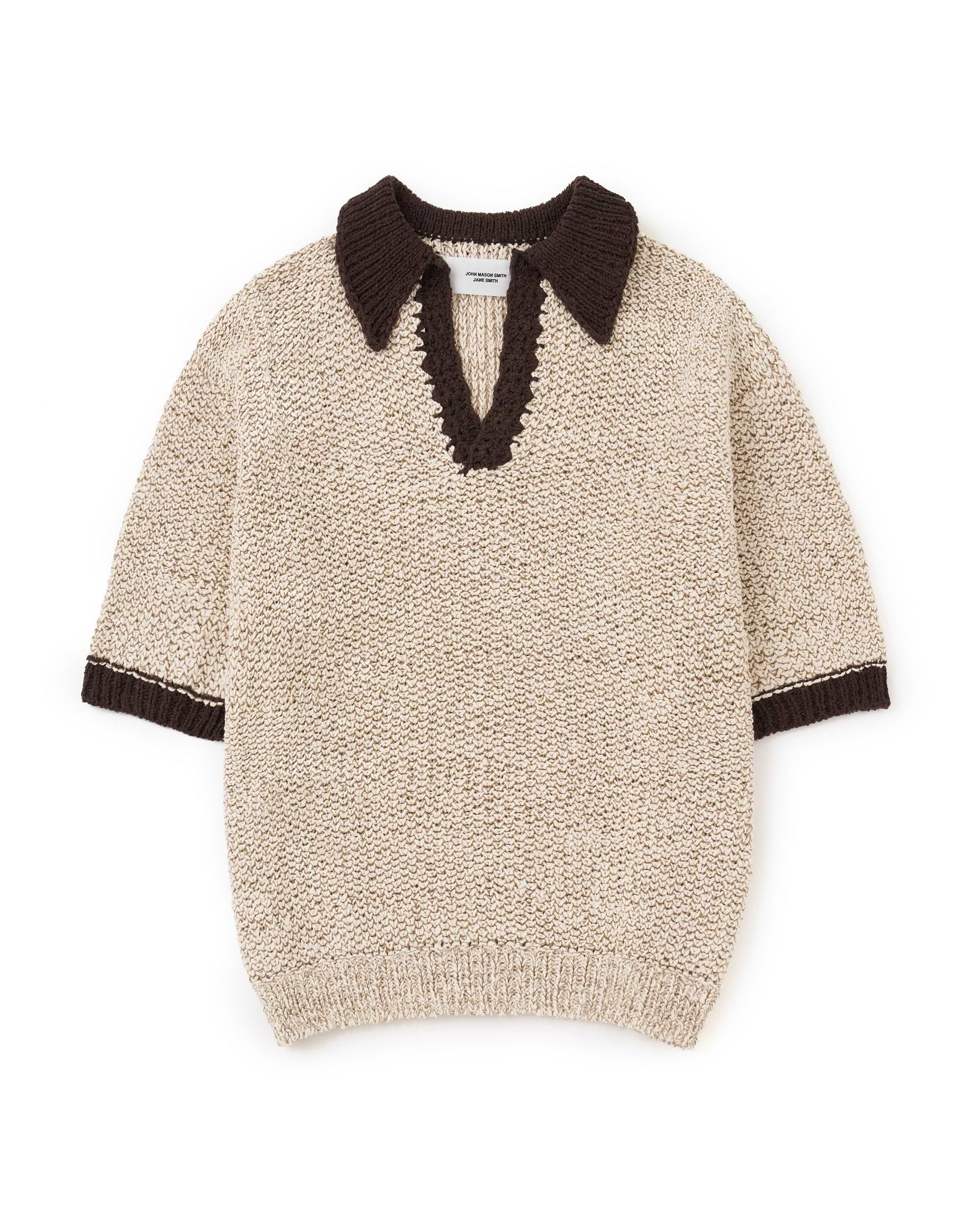 M*s様 JOHN MASON SMITH 3G KNIT DAMAGE CAR JOHN MASON SMITH / JANE SMITH】3Gニットポロ | バイカラー