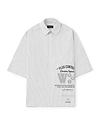 【26SS】EDWARD / グラフィックプリントビッグスリーブS/Sシャツ