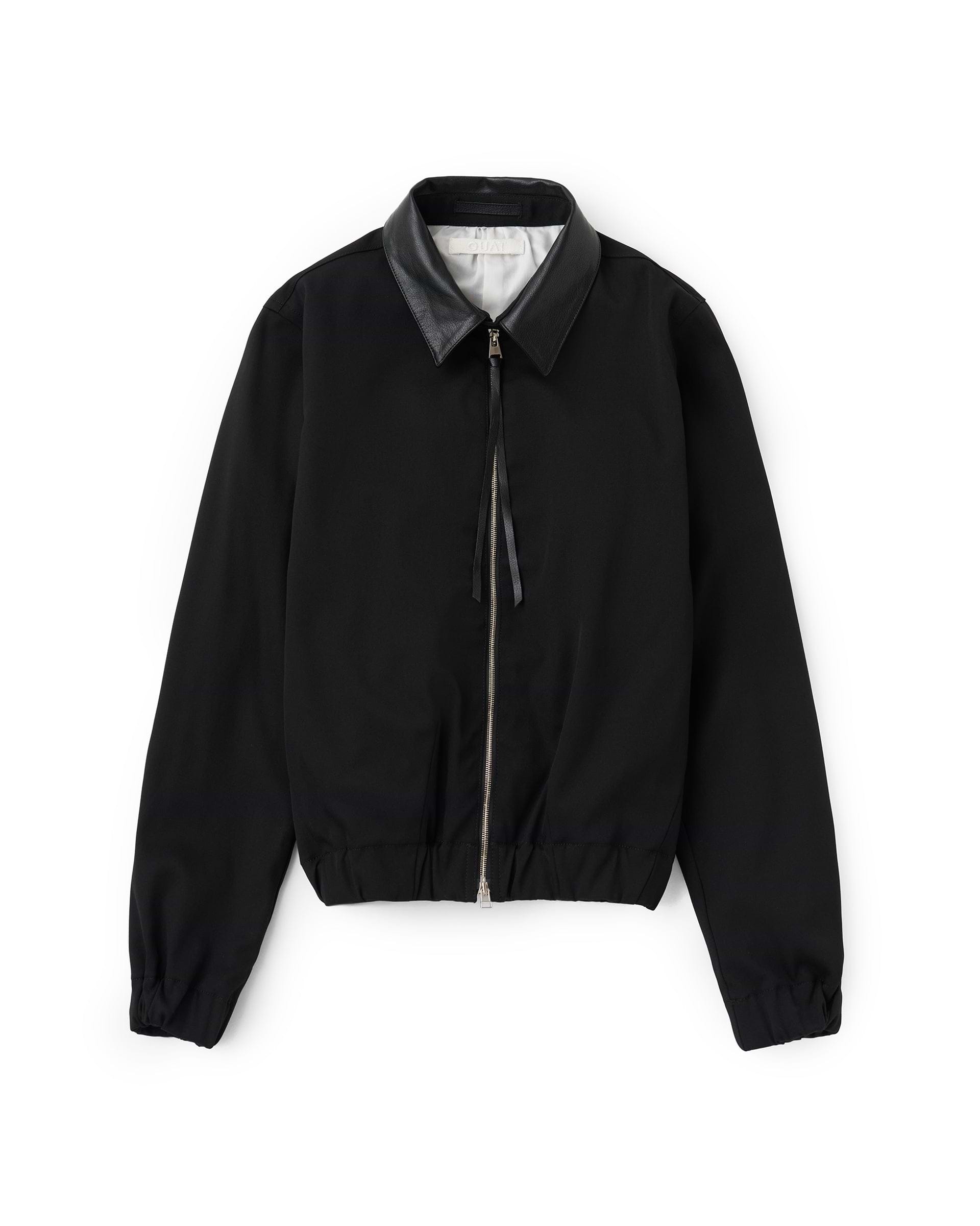 【OUAT】  BLOUSON ブルゾン OUAT】メタブルゾン | セットアップ | レザーコンビネーション | F