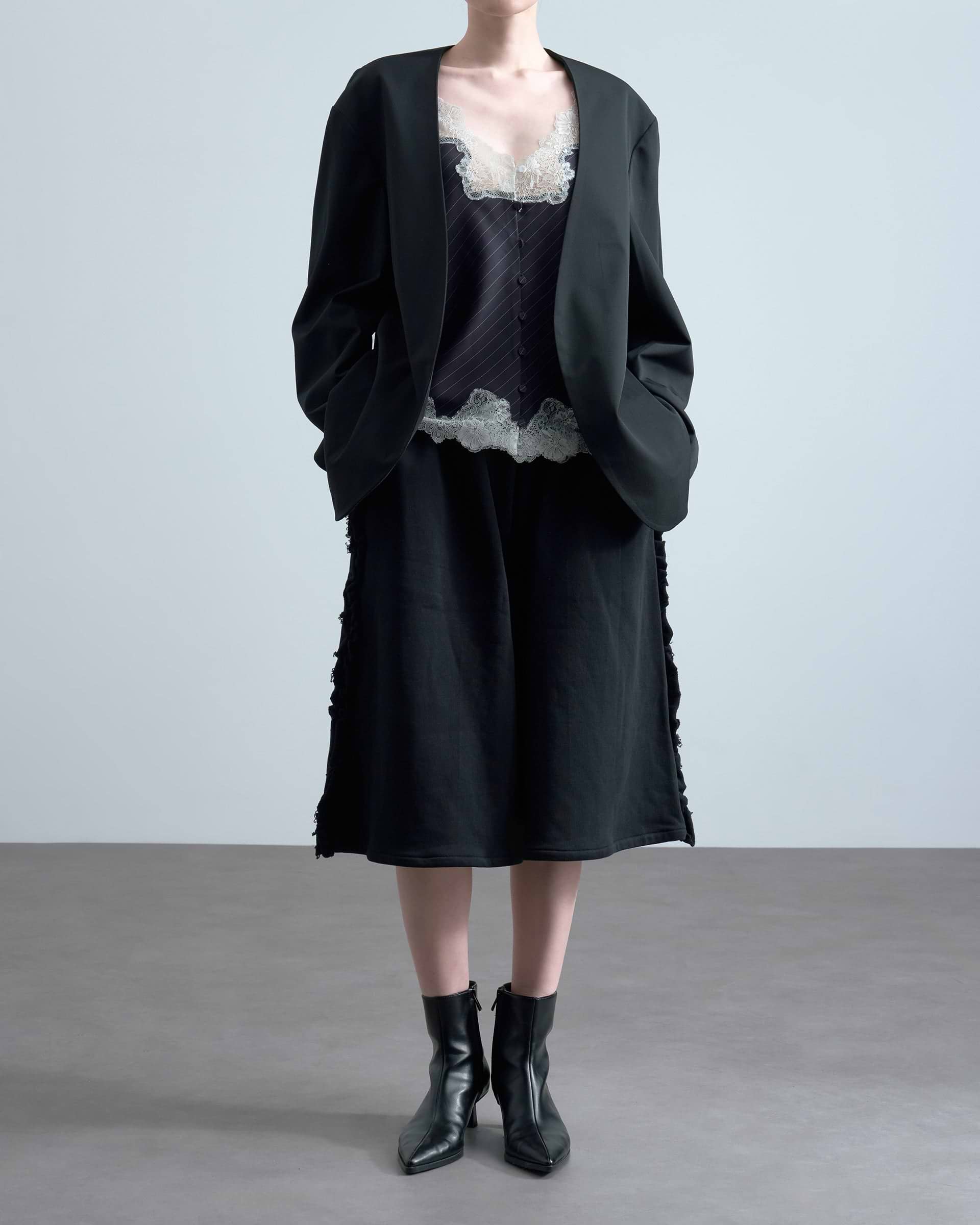 KANAKO SAKAI】レーストリムキャミソール | ジレ | トップス | F/STORE