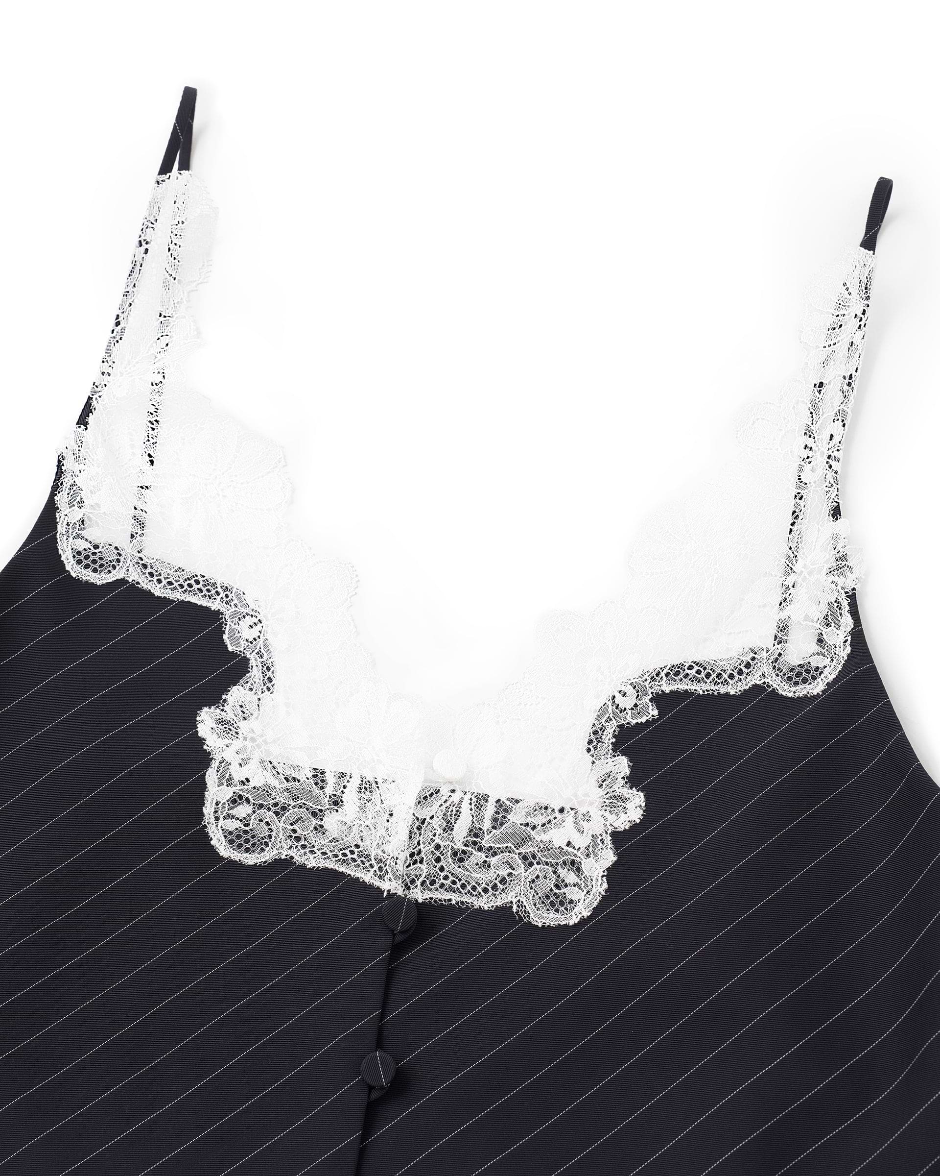 KANAKO SAKAI】レーストリムキャミソール | ジレ | トップス | F/STORE