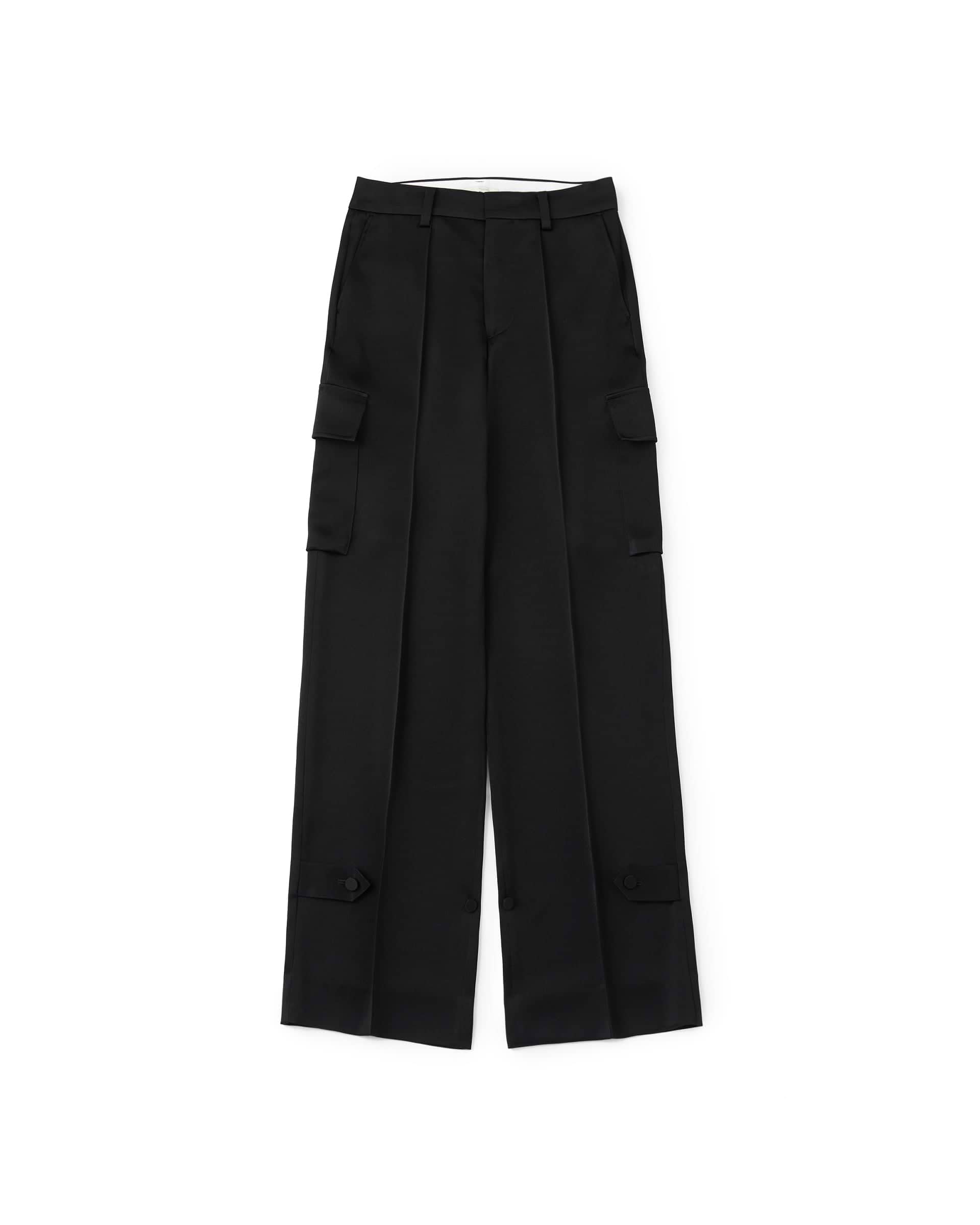 22aw サテンカーゴパンツ noirkeininomiya KANAKO SAKAI】サテンカーゴパンツ | トラウザー | ワークパンツ | F