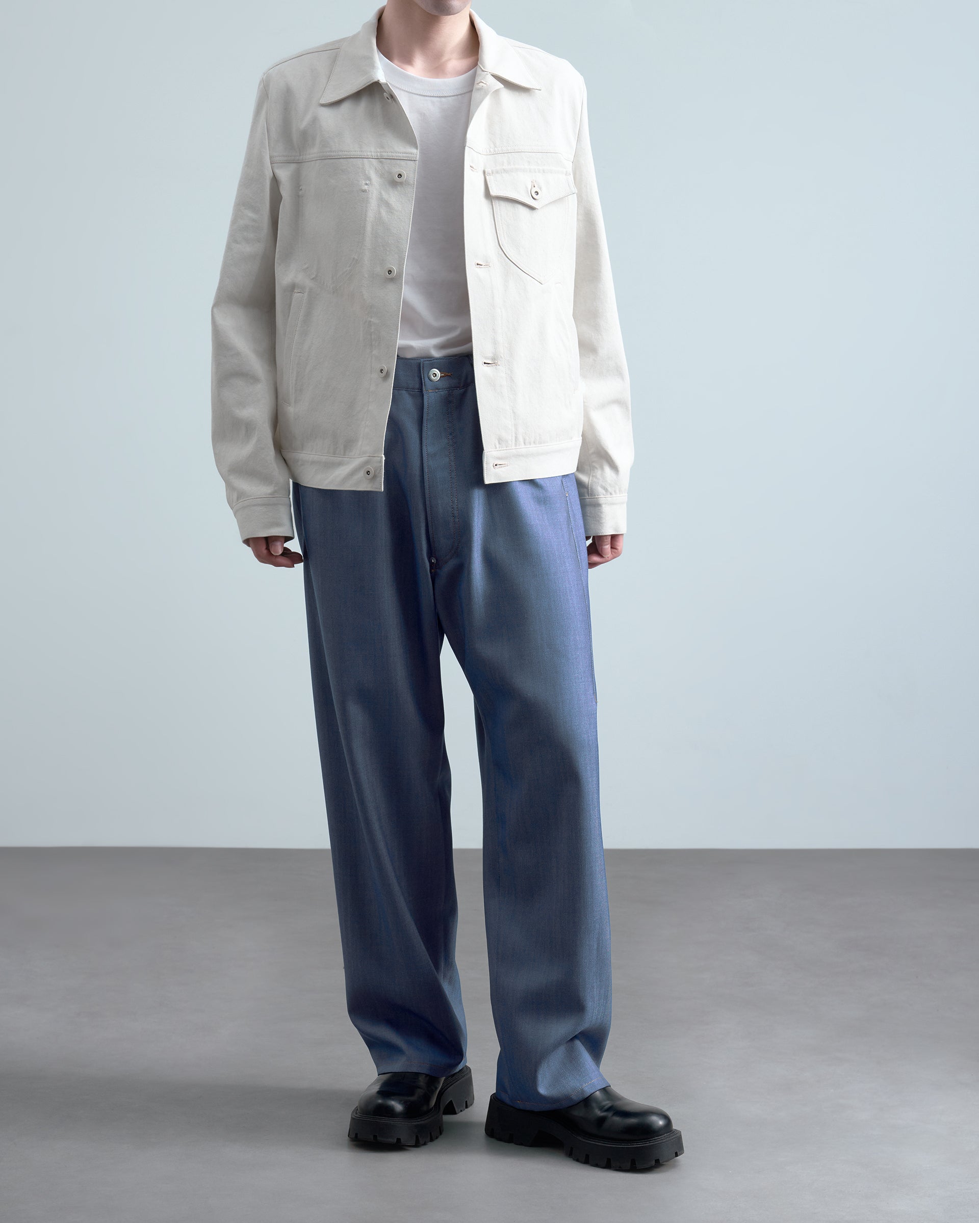 OVERCOAT】デニムパンツ | ウール | ワイドストレート | F/STORE