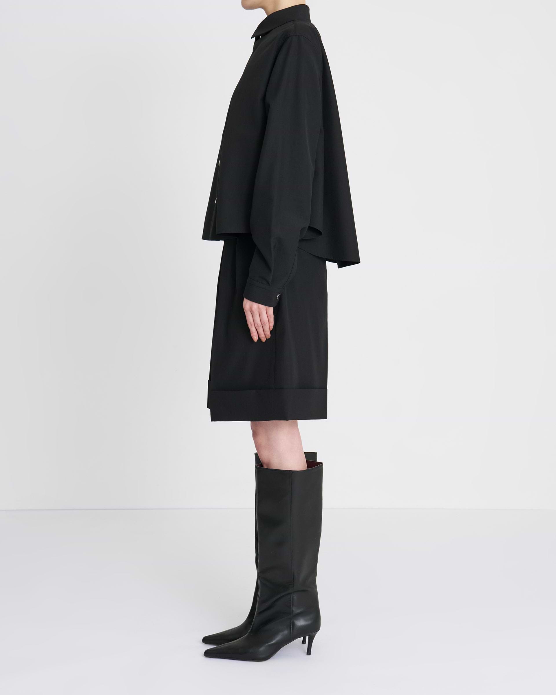 THE RERACS×1LDK×F/STORE＞レギュラーカラーAラインシャツ | コラボ
