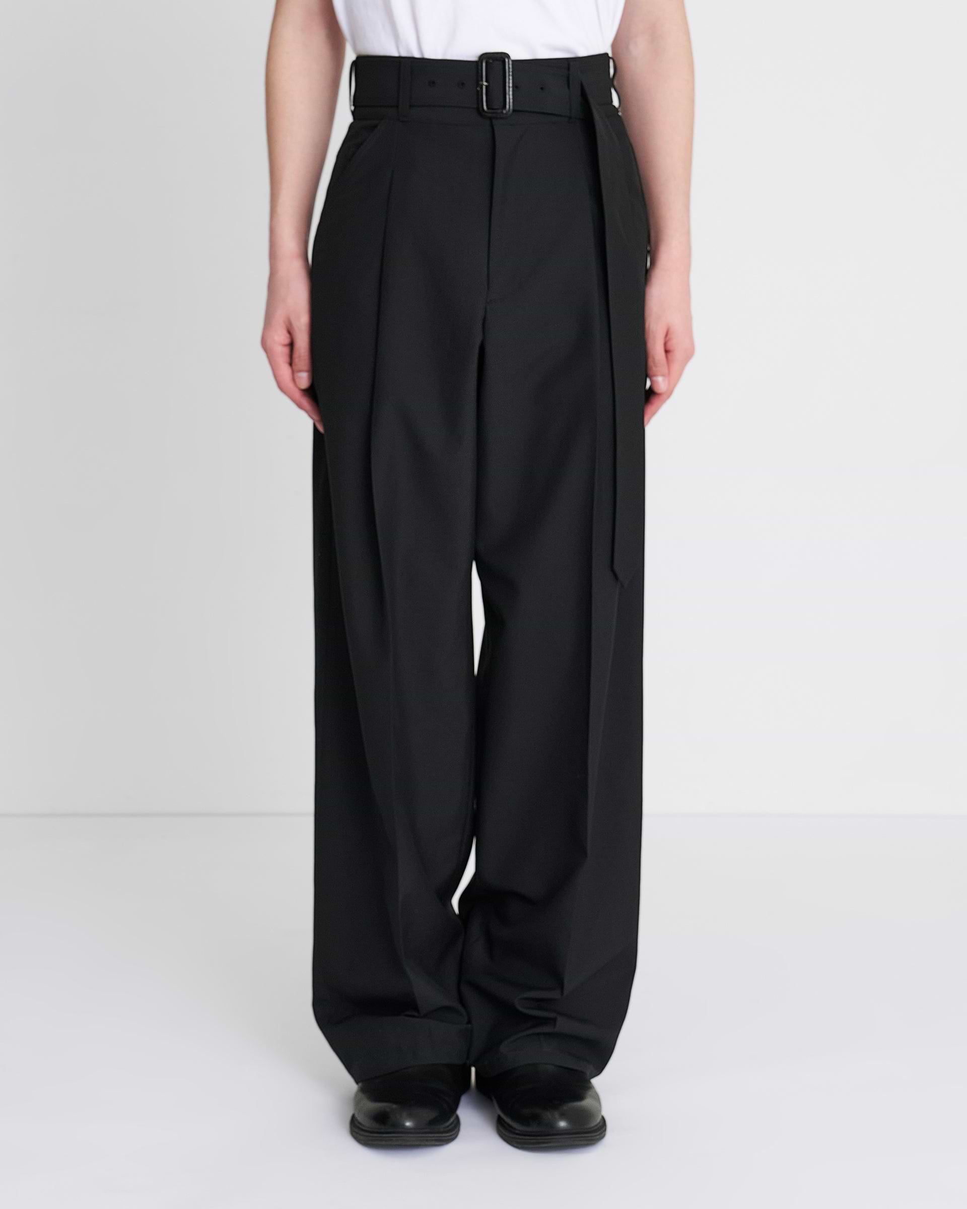 THE RERACS×1LDK×F/STORE＞ ベルテッドワイドパンツ（メンズ