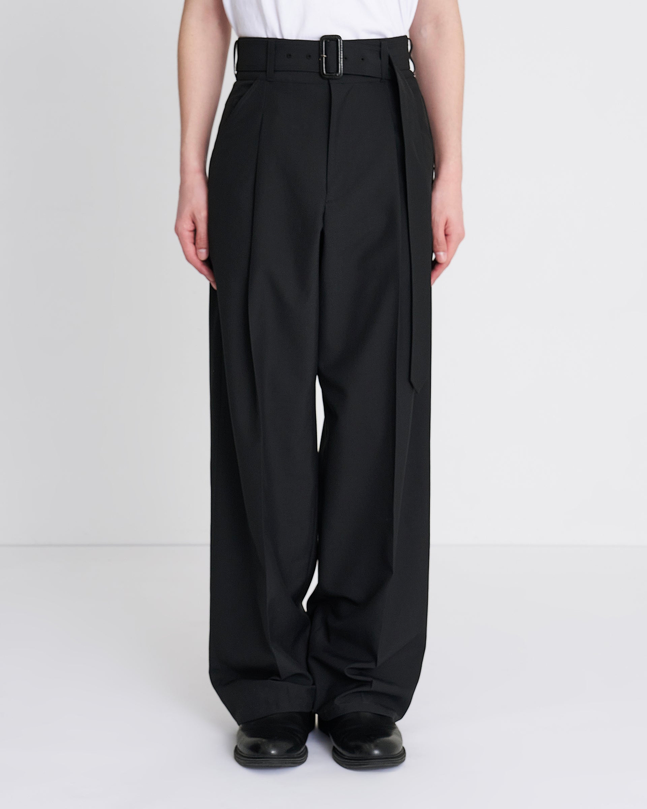 ＜THE RERACS×1LDK×F/STORE＞ ベルテッドワイドパンツ（メンズ）