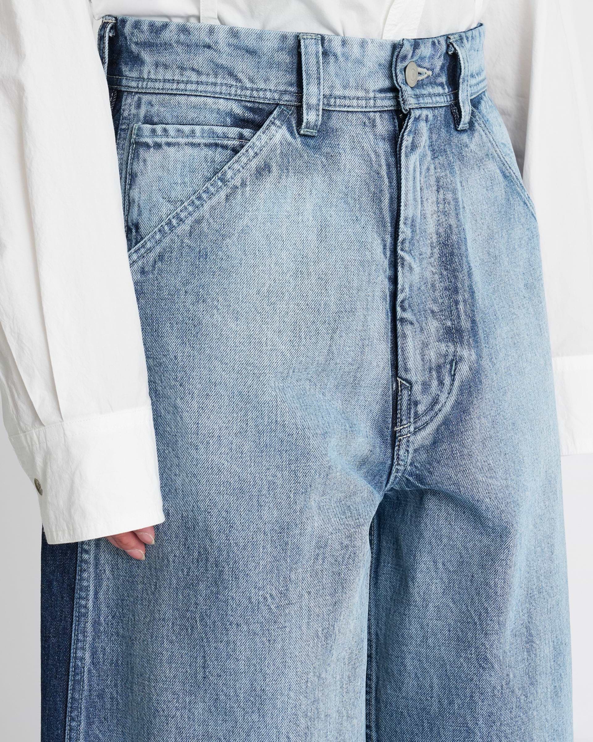 Nomàt】ツートンデニムバックアジャストパンツ | 定番 代表 | カーブ