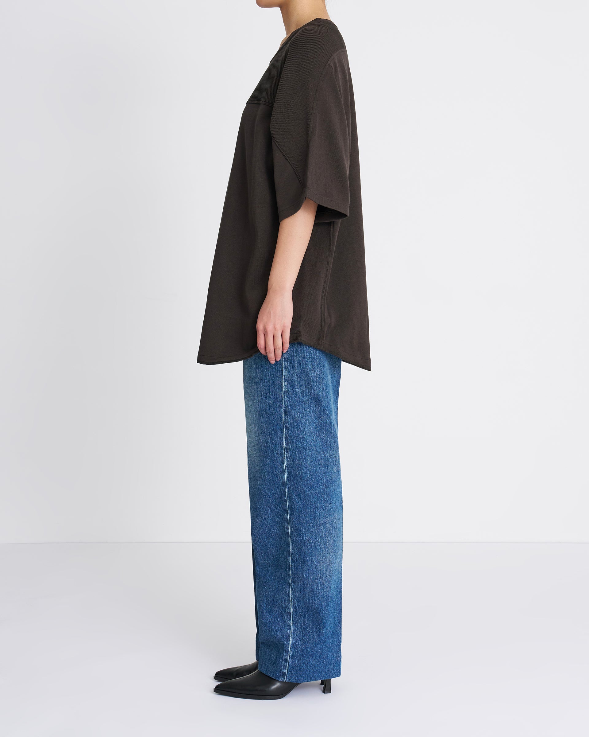 SEVEN BY SEVEN】フットボールニットTシャツ S/S（クールタッチ