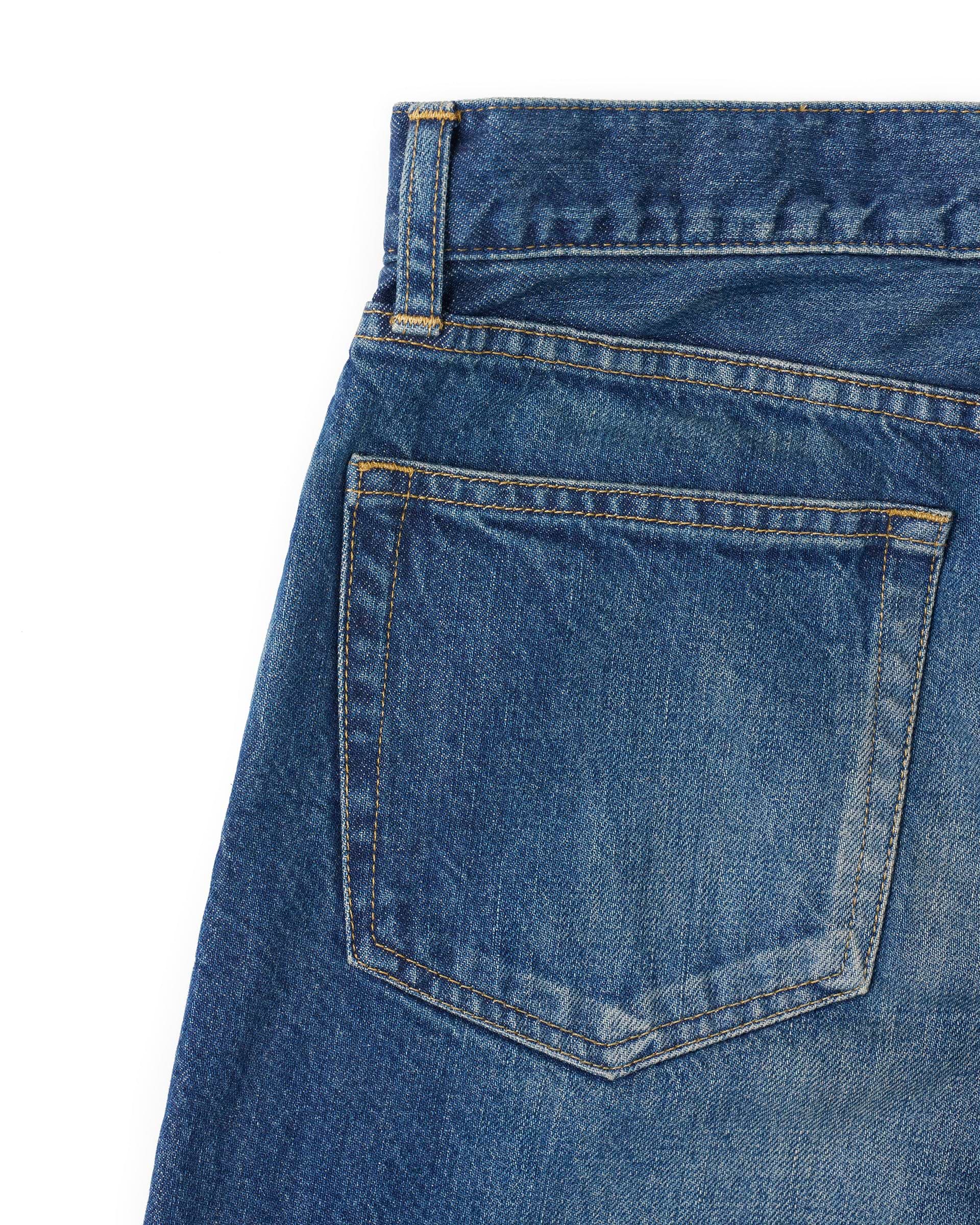 INSCRIRE】ユーズドデニムバギーパンツ | 12oz ライトデニム | ワイド