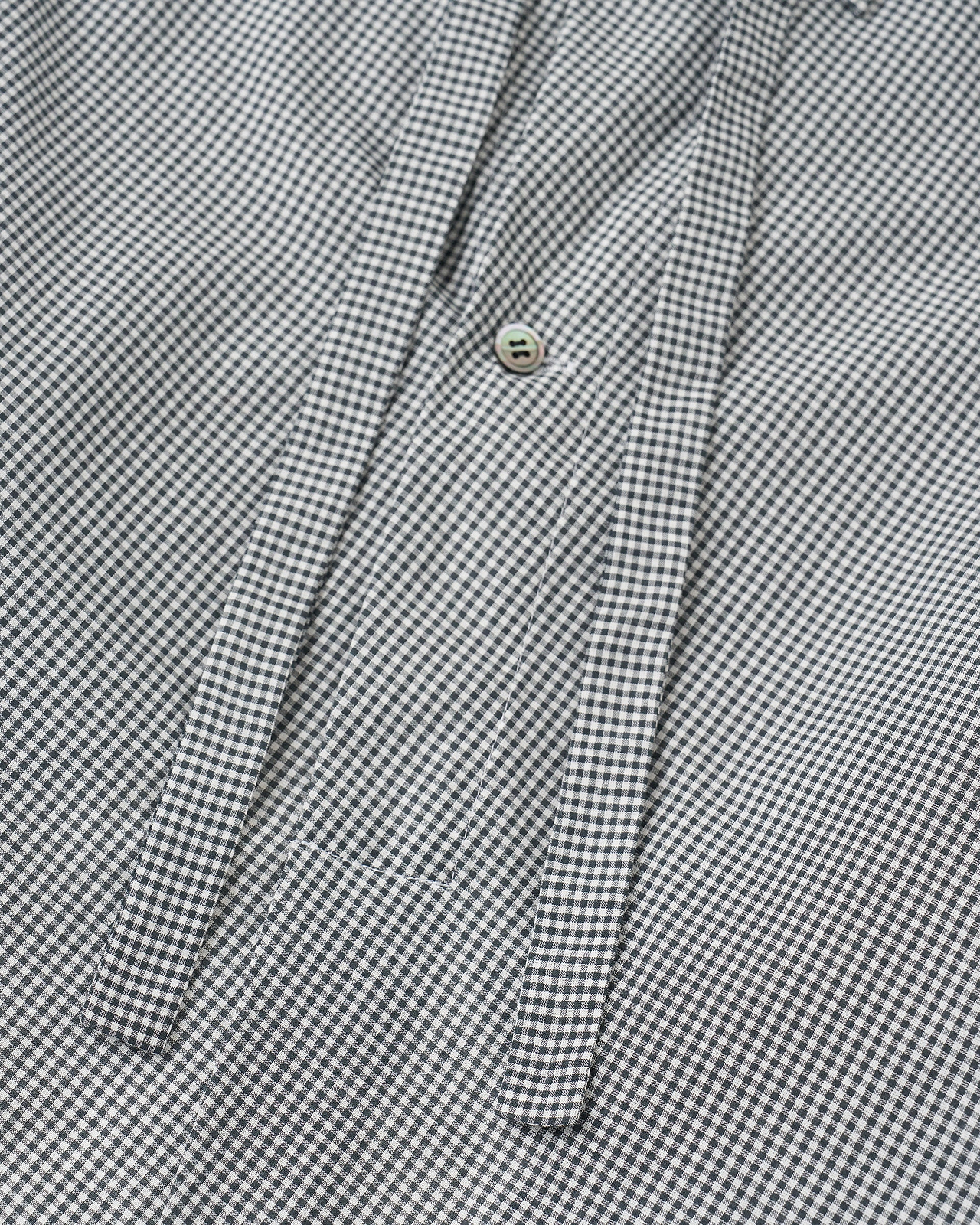 【26SS】コットンシルク ギンガムチェック スパイラルシャツ