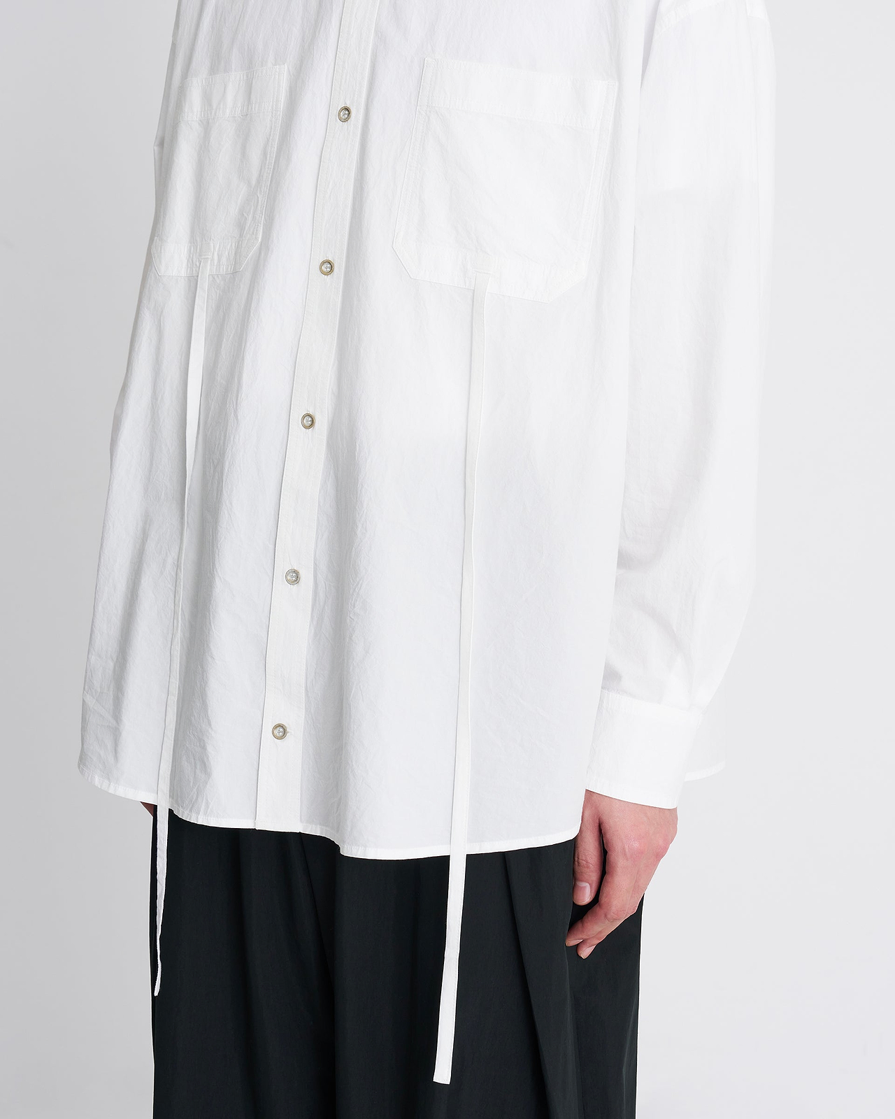 【26SS】ネクタイシャツ（コットン）