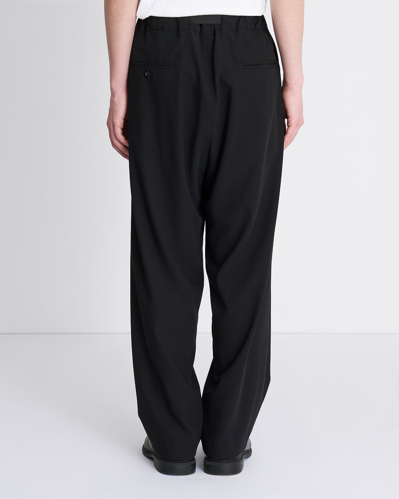 【26SS】テープベルト 1タックパンツ