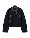【26AW】メルトンクロップドジャケット