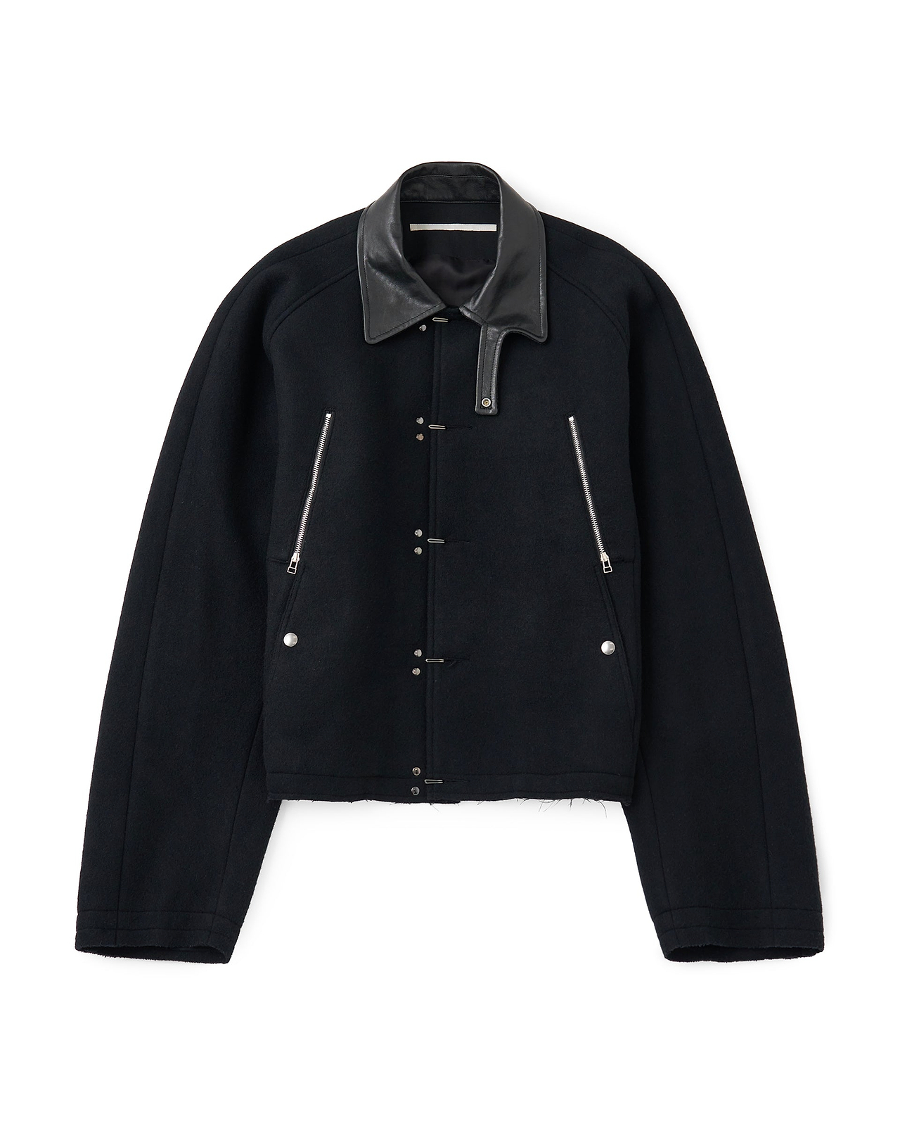 【26AW】メルトンクロップドジャケット
