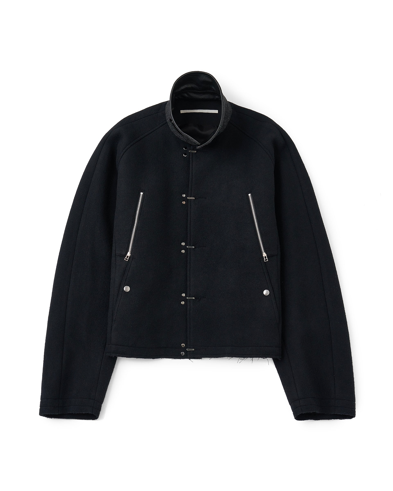 【26AW】メルトンクロップドジャケット