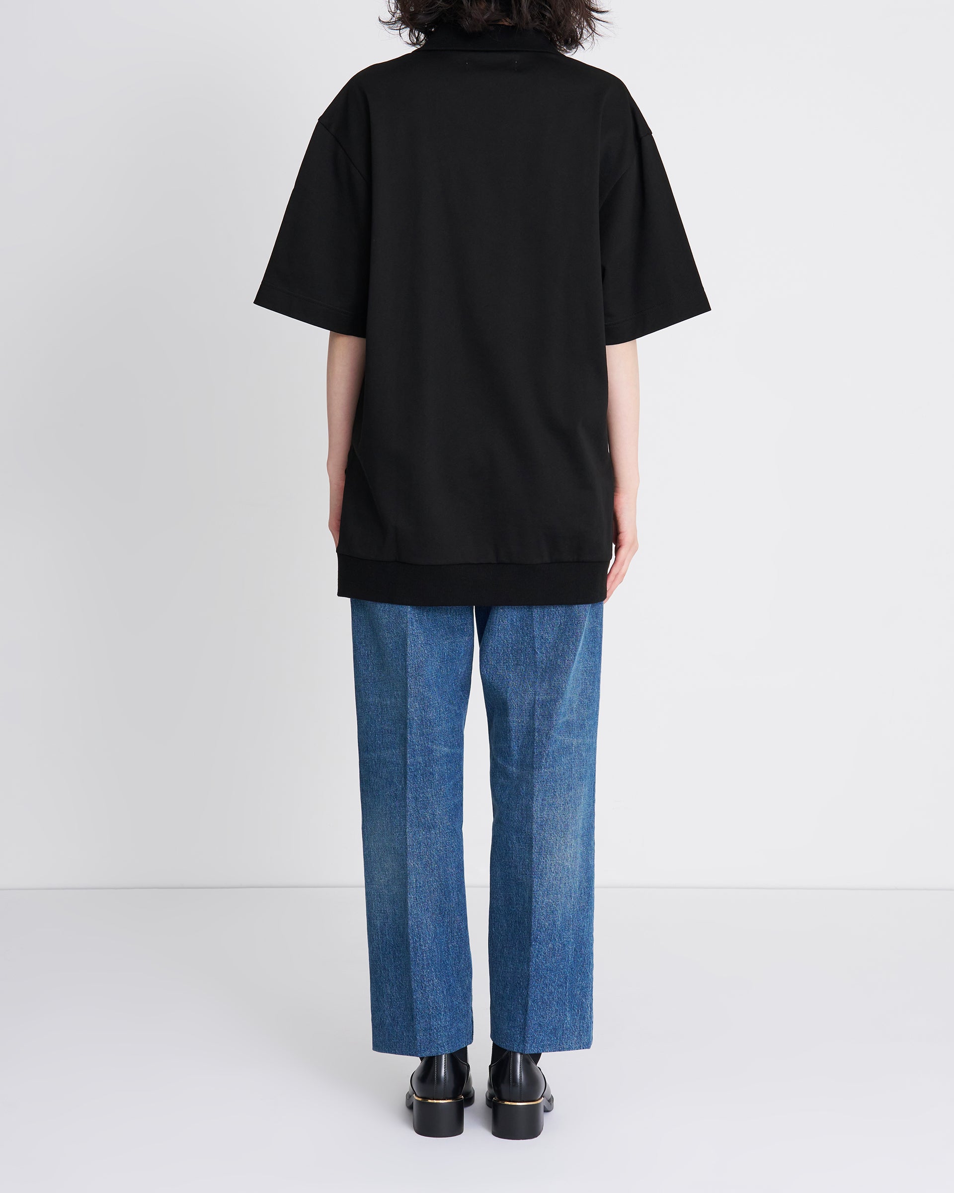 UJOH】スキッパーPO | 半袖 トップス | ブラック | F/STORE