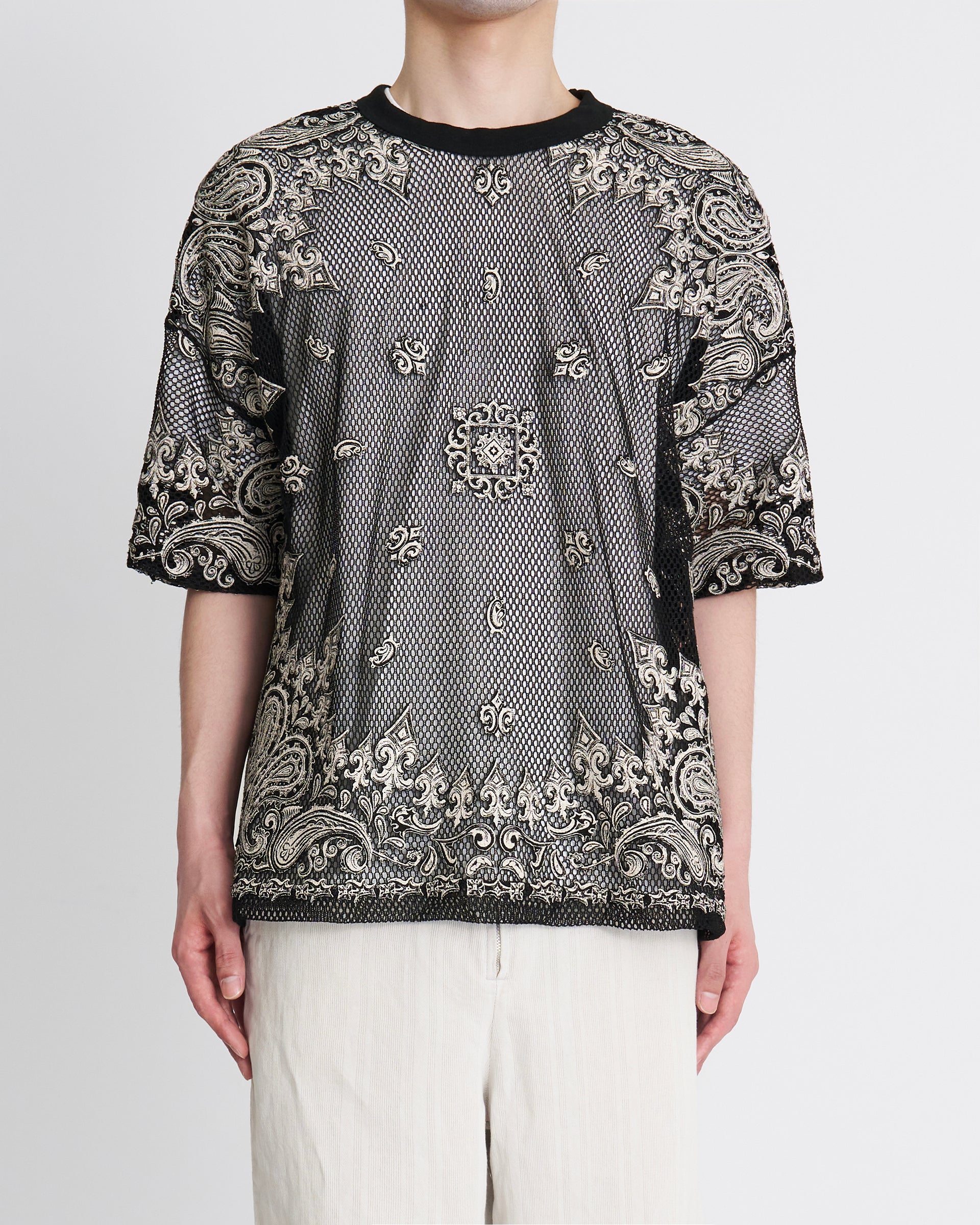 TAAKK】Tシャツ | メッシュ | 発泡プリント 立体 | F/STORE