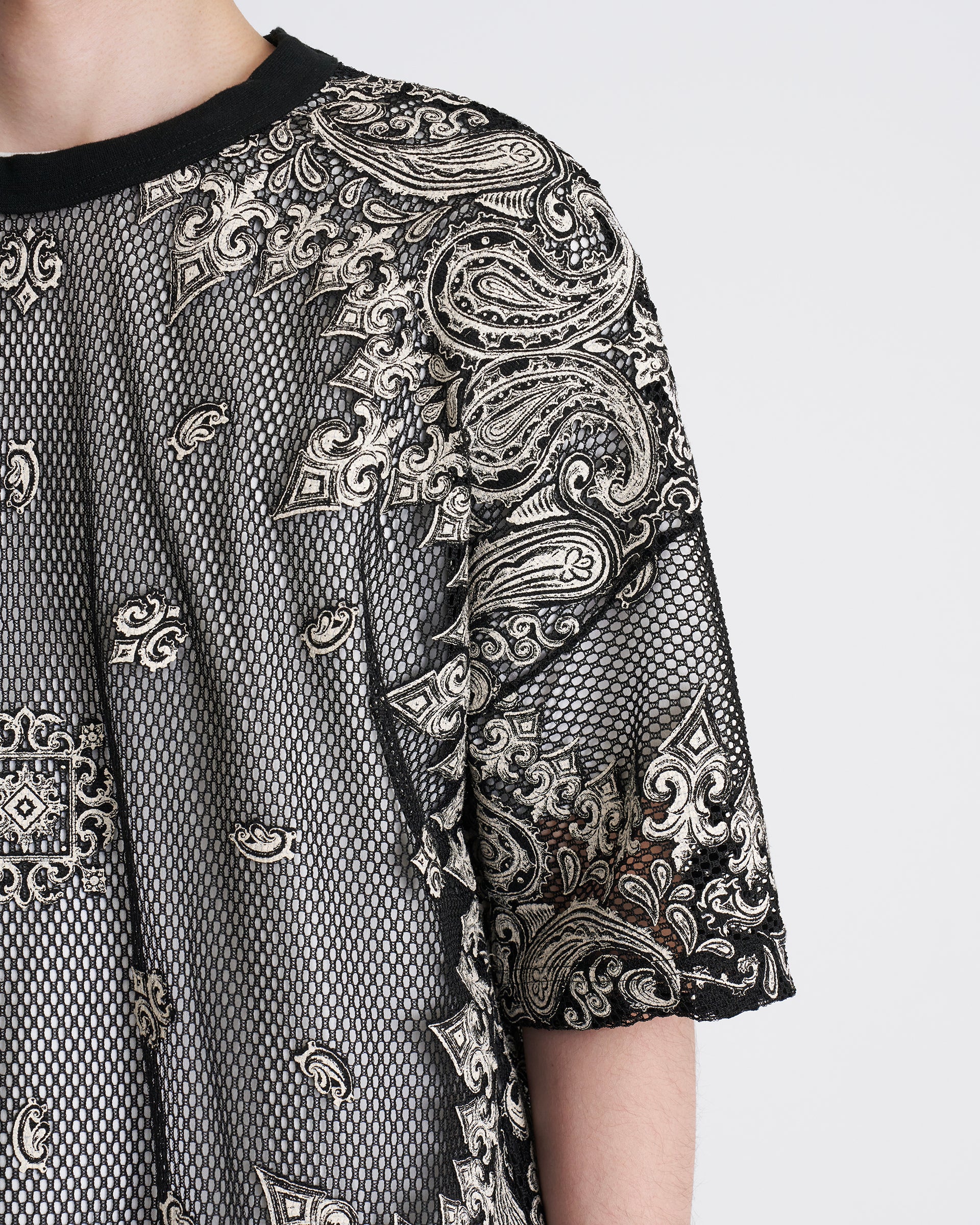 TAAKK】Tシャツ | メッシュ | 発泡プリント 立体 | F/STORE