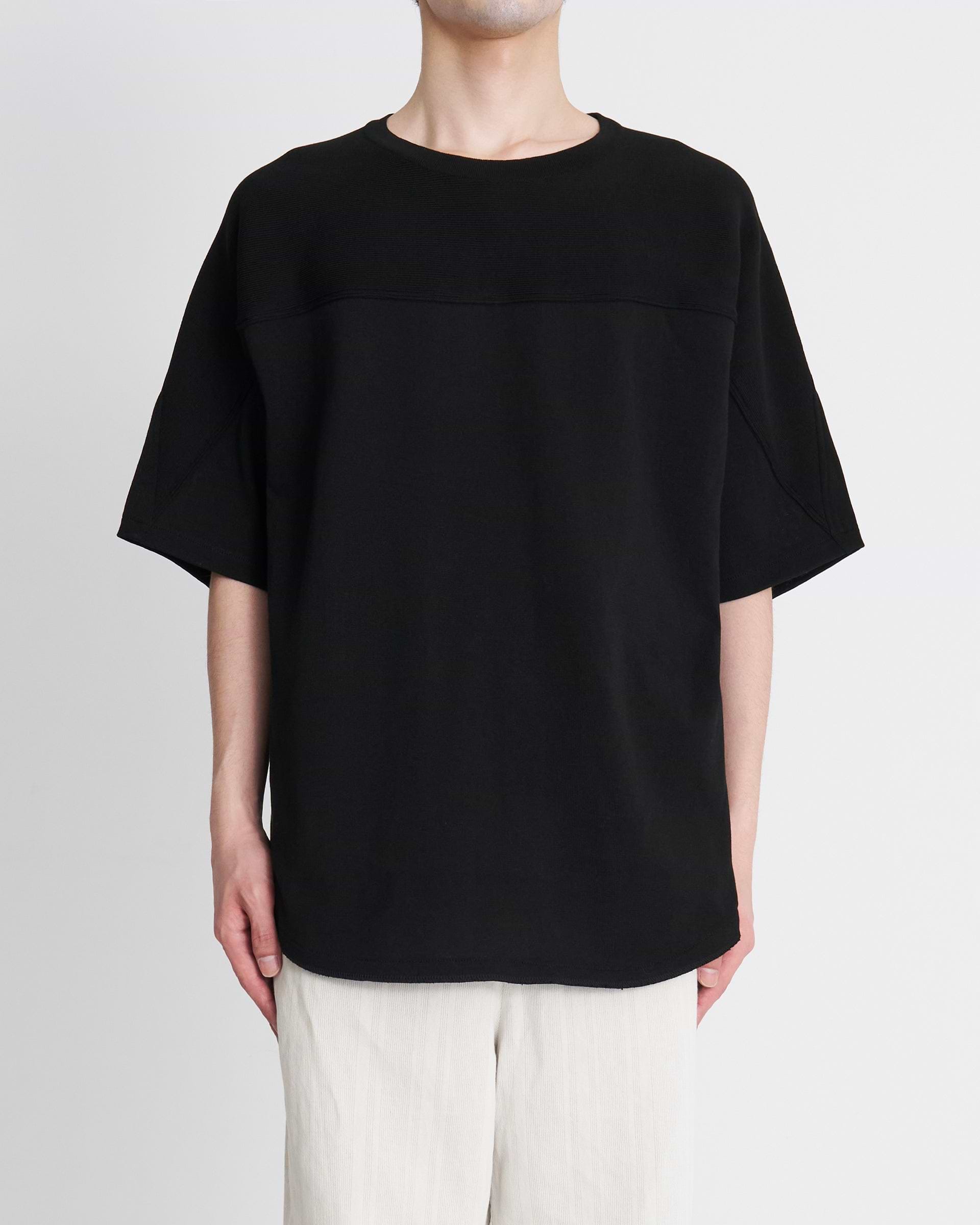 SEVEN BY SEVEN】フットボールニットTシャツ S/S（クールタッチ