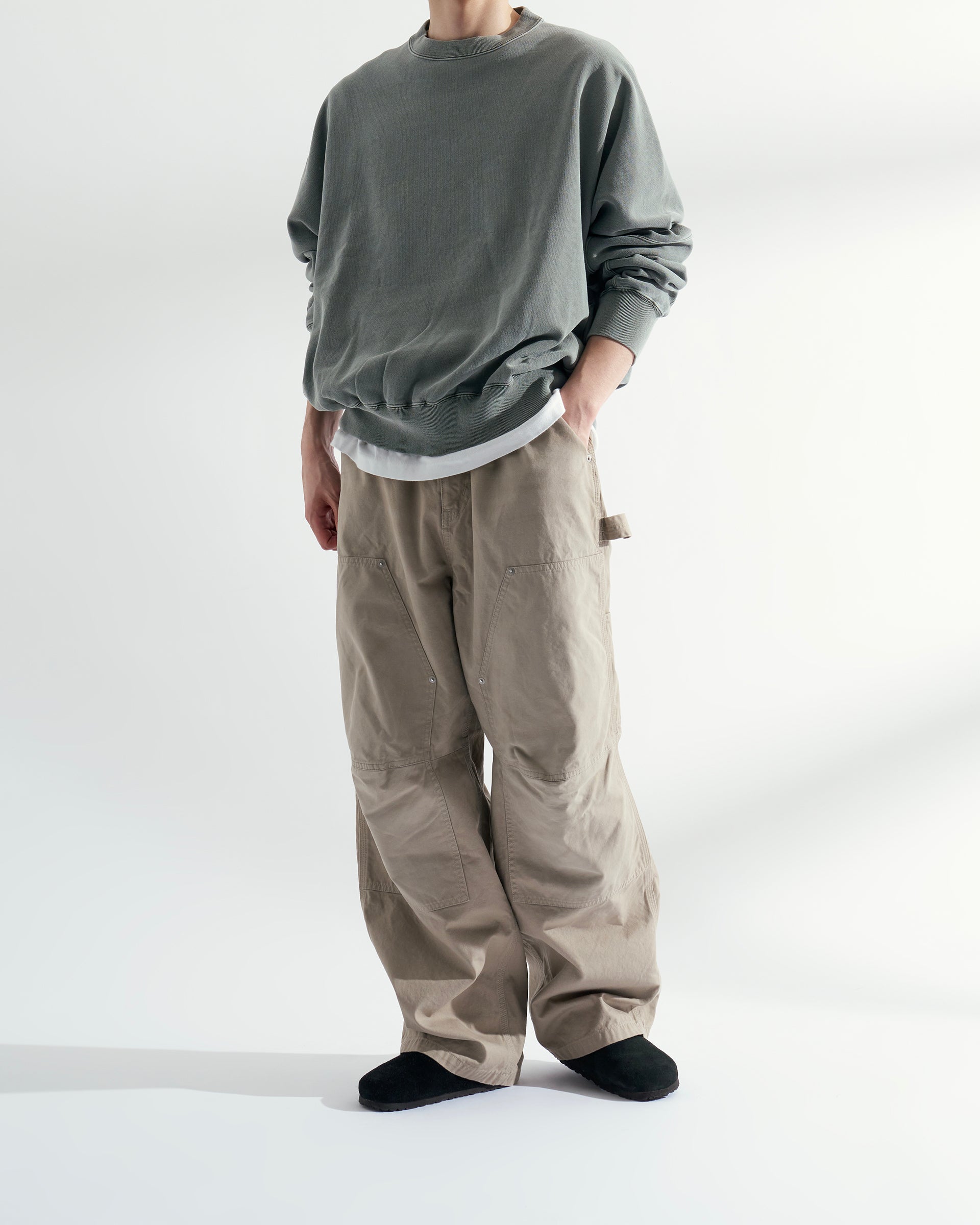 N.HOOLYWOOD】N.HOOLYWOOD × CHAMPION / リバーシブルクルーネック