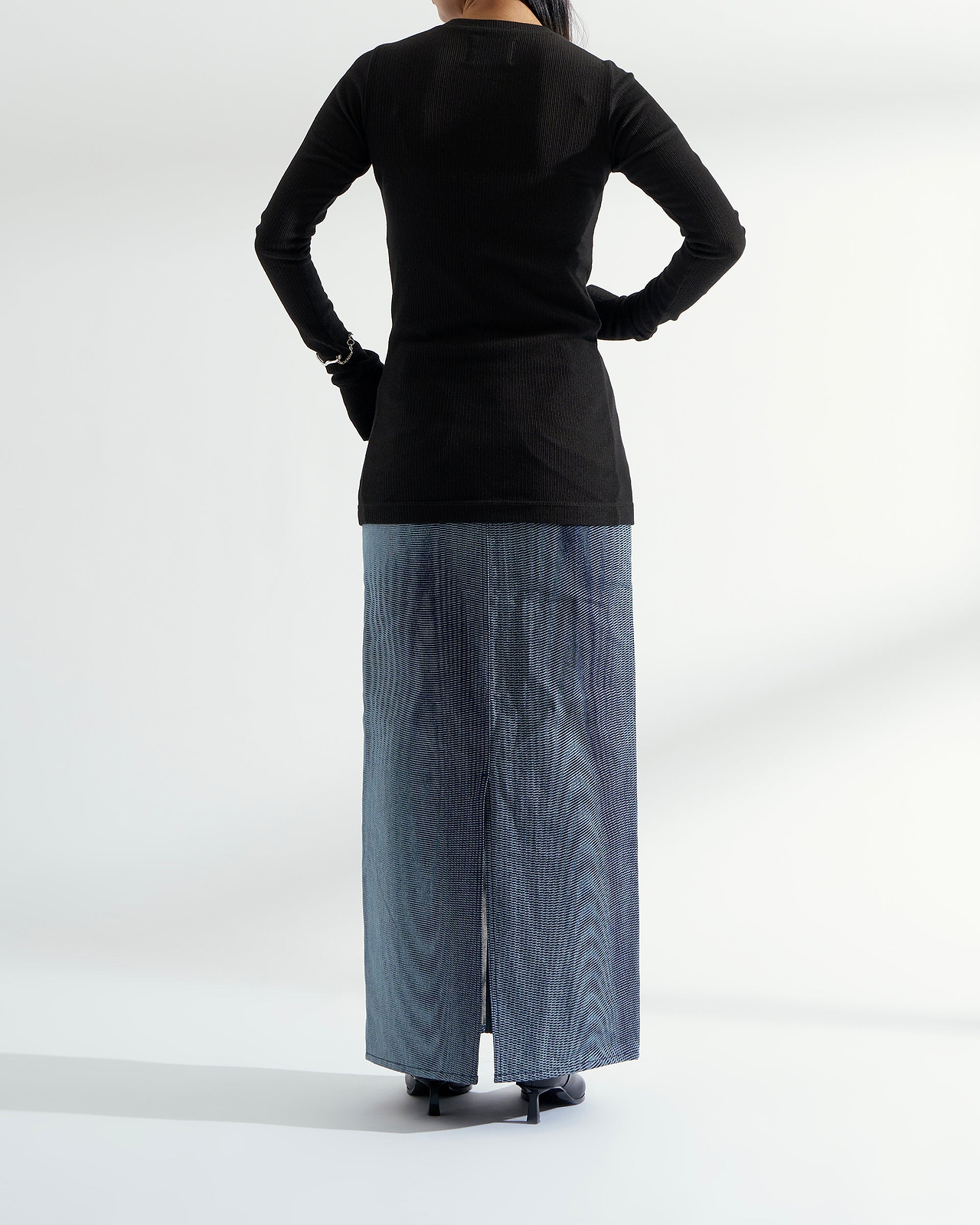 【26AW】パールドットカーディガン
