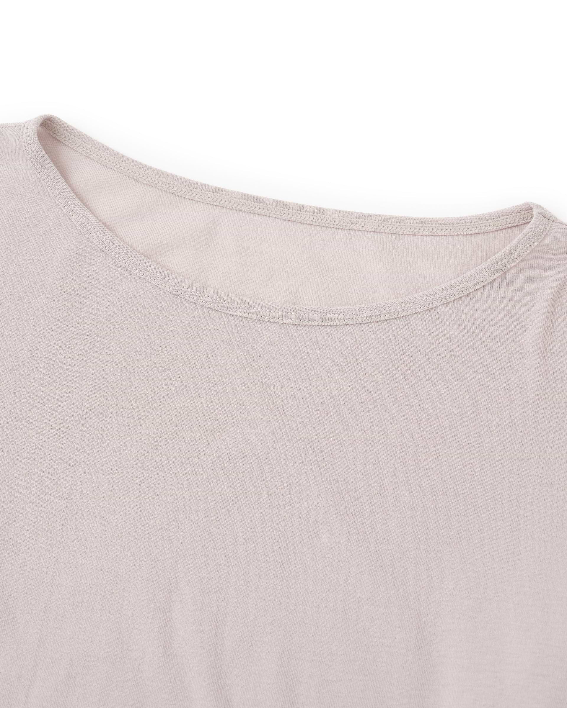 Tu es mon Tresor（トゥ エ モン トレゾア）】Crew Neck Cropped Top