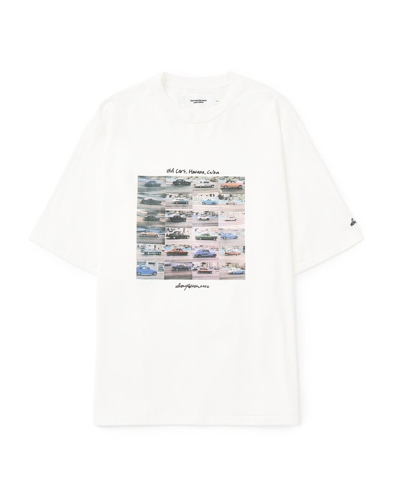 【26AW】アイボリー・セラ "OLD CARS HAVANA, CUBA" S/S Tシャツ