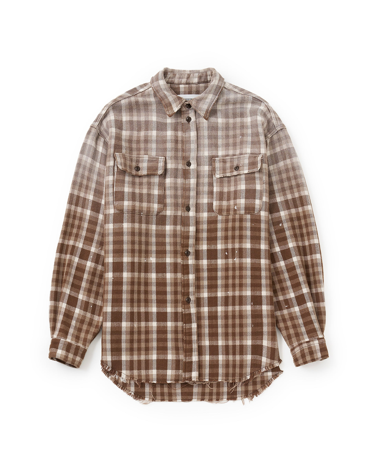 【26AW】コットンフランネルオーバーサイズシャツ