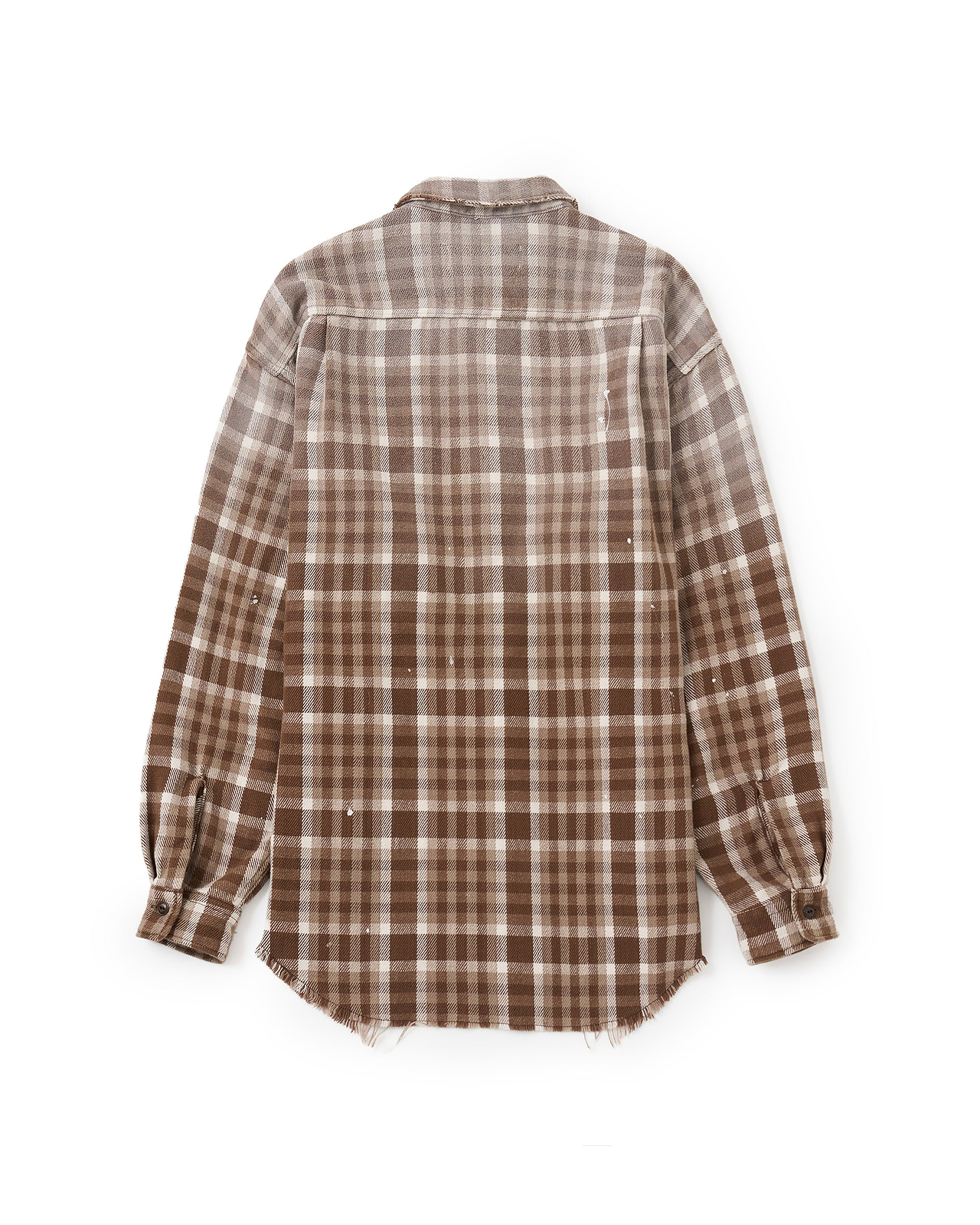 【26AW】コットンフランネルオーバーサイズシャツ