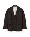 【26AW】ガーメントウォッシュドシルクネップツイードジャケット