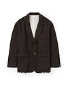【26AW】ガーメントウォッシュドシルクネップツイードジャケット