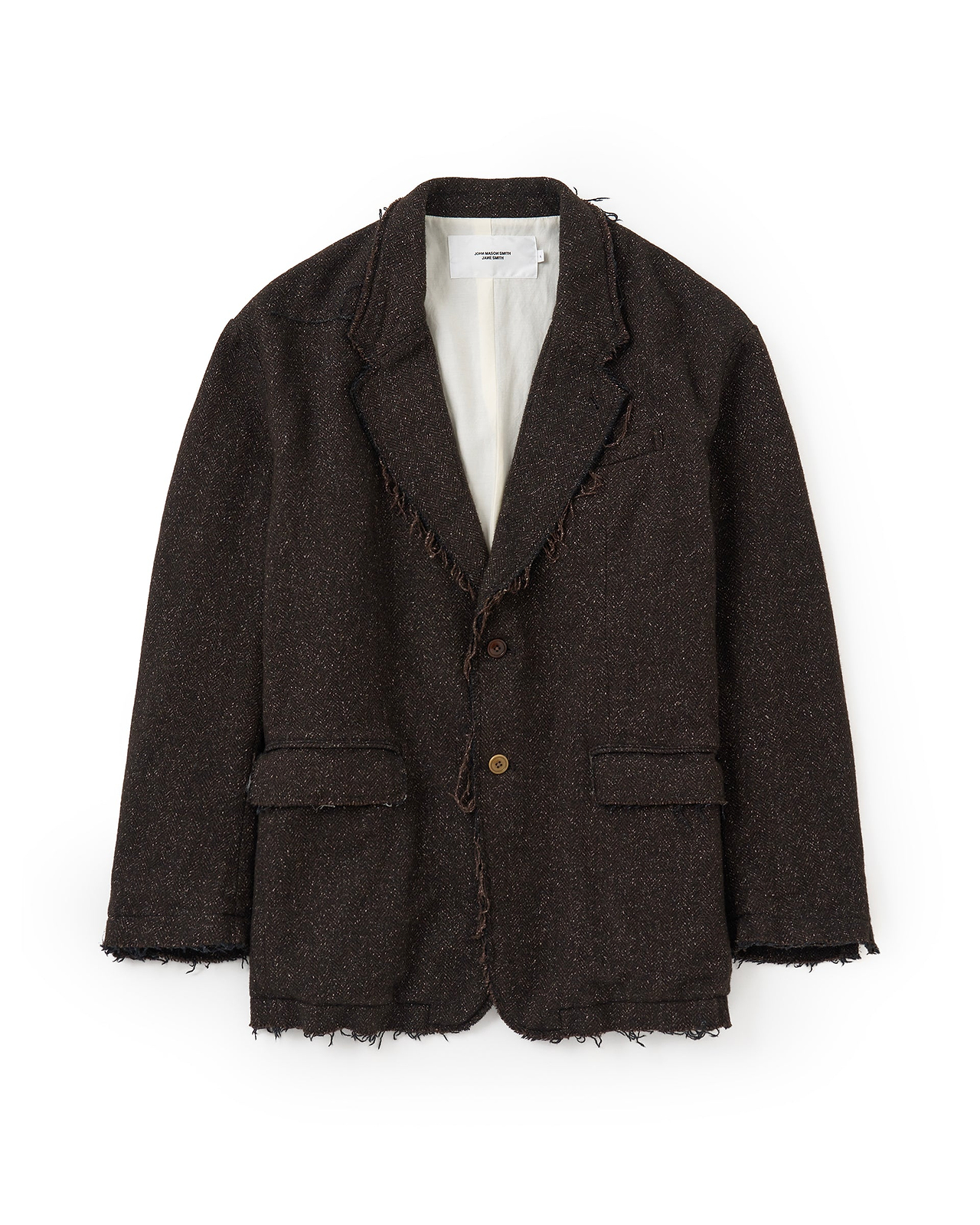 【26AW】ガーメントウォッシュドシルクネップツイードジャケット