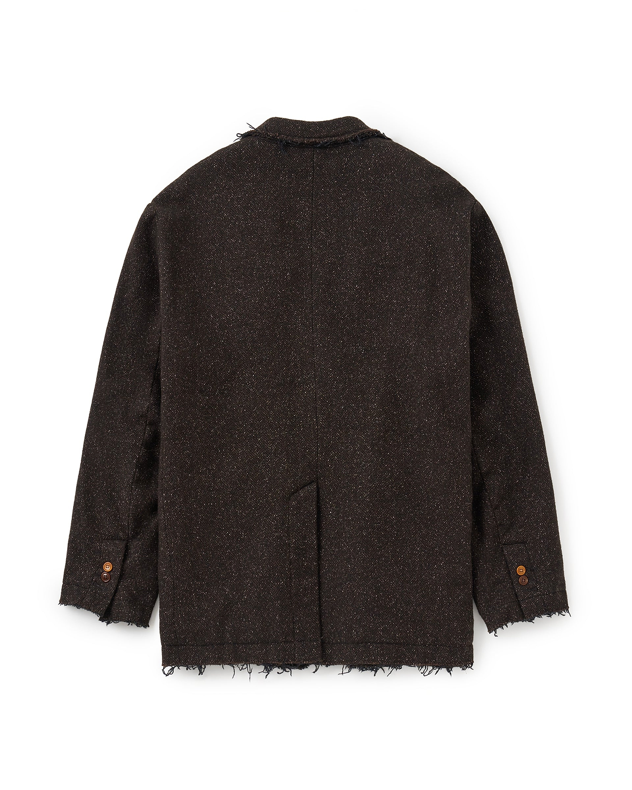 【26AW】ガーメントウォッシュドシルクネップツイードジャケット