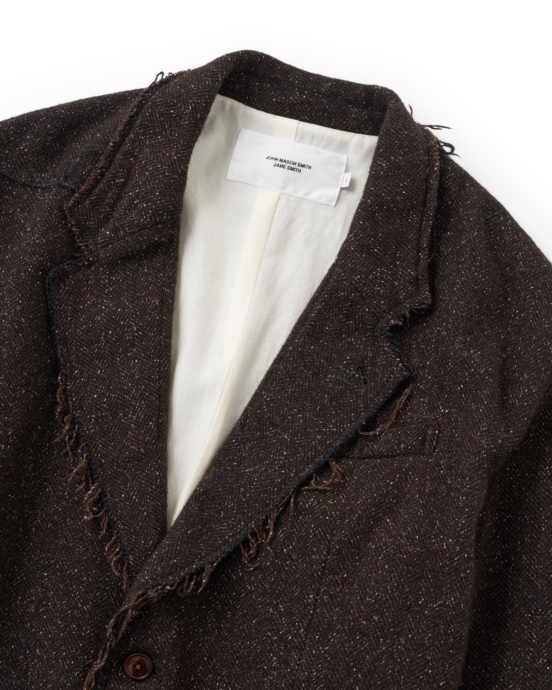 ジャケット　JOHN MASON SMITH JOHN MASON SMITH / JANE SMITH】ガーメントウォッシュドシルクネップ