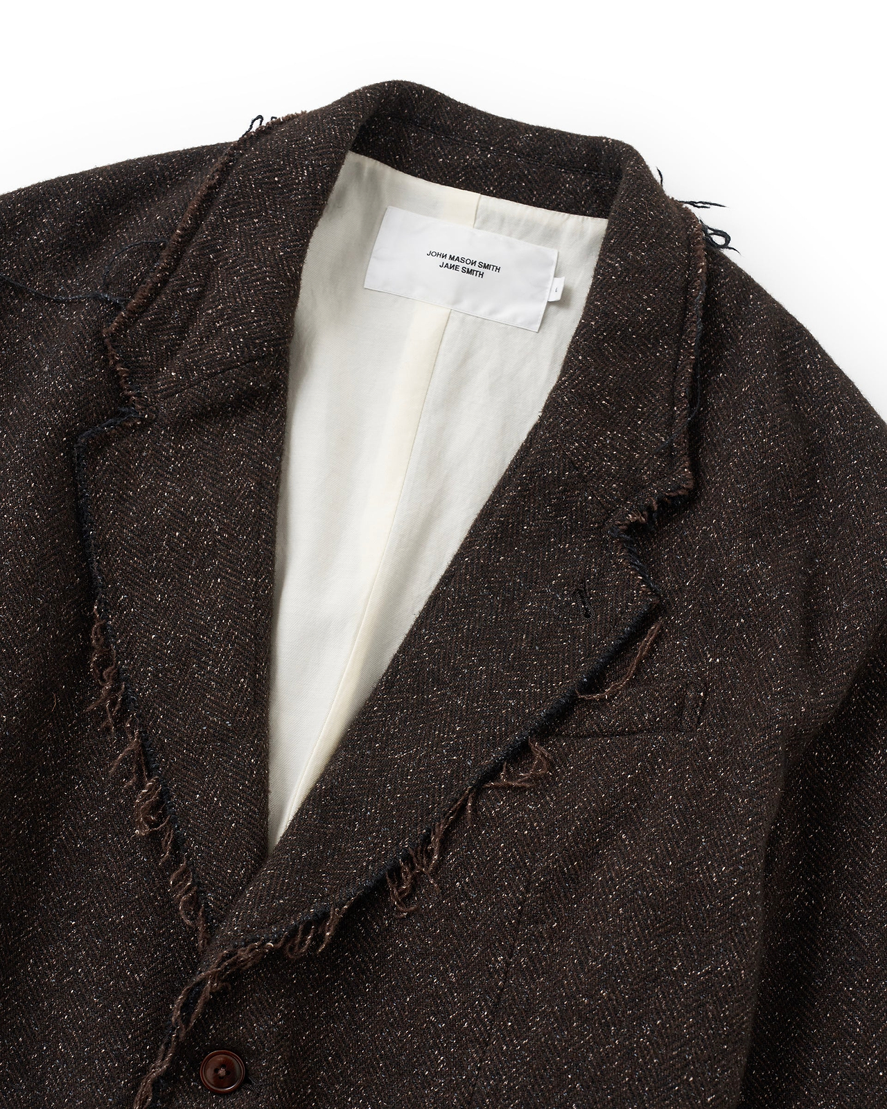 【26AW】ガーメントウォッシュドシルクネップツイードジャケット
