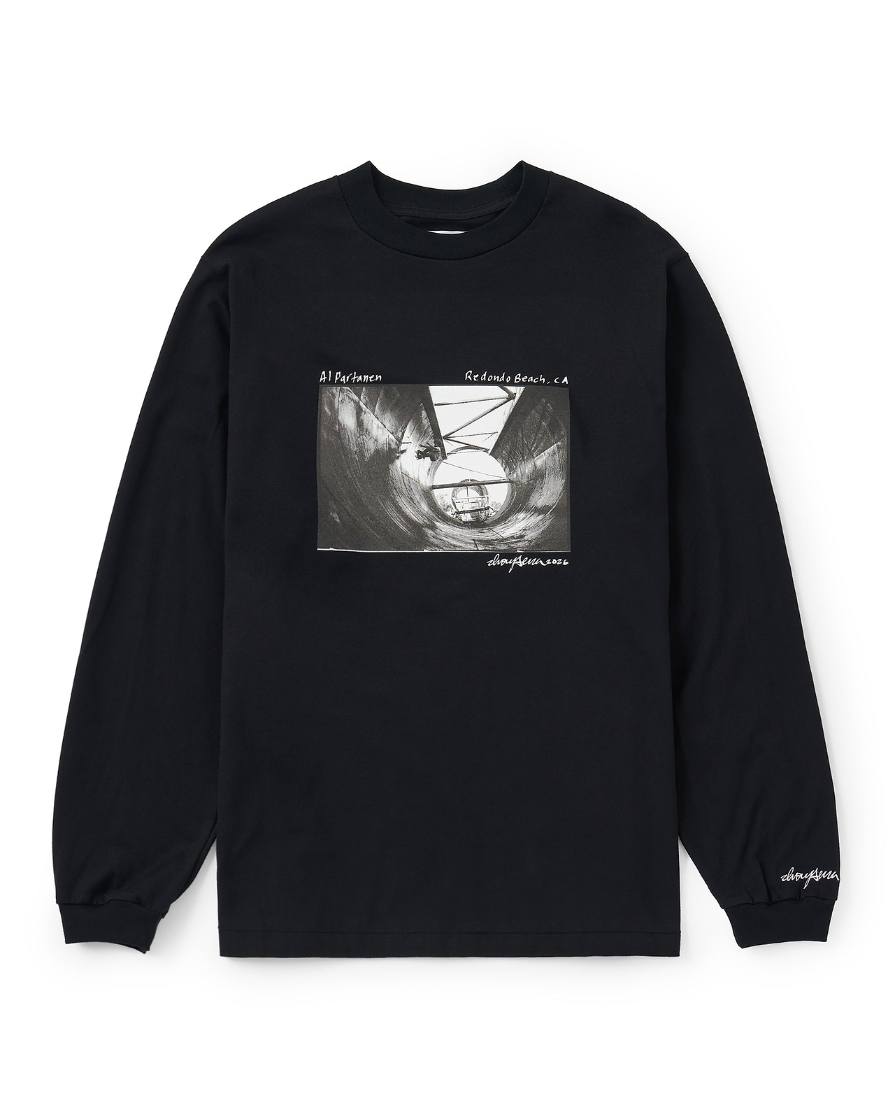 【26AW】アイボリー・セラ "REDONDO BEACH, CA" L/S  Tシャツ