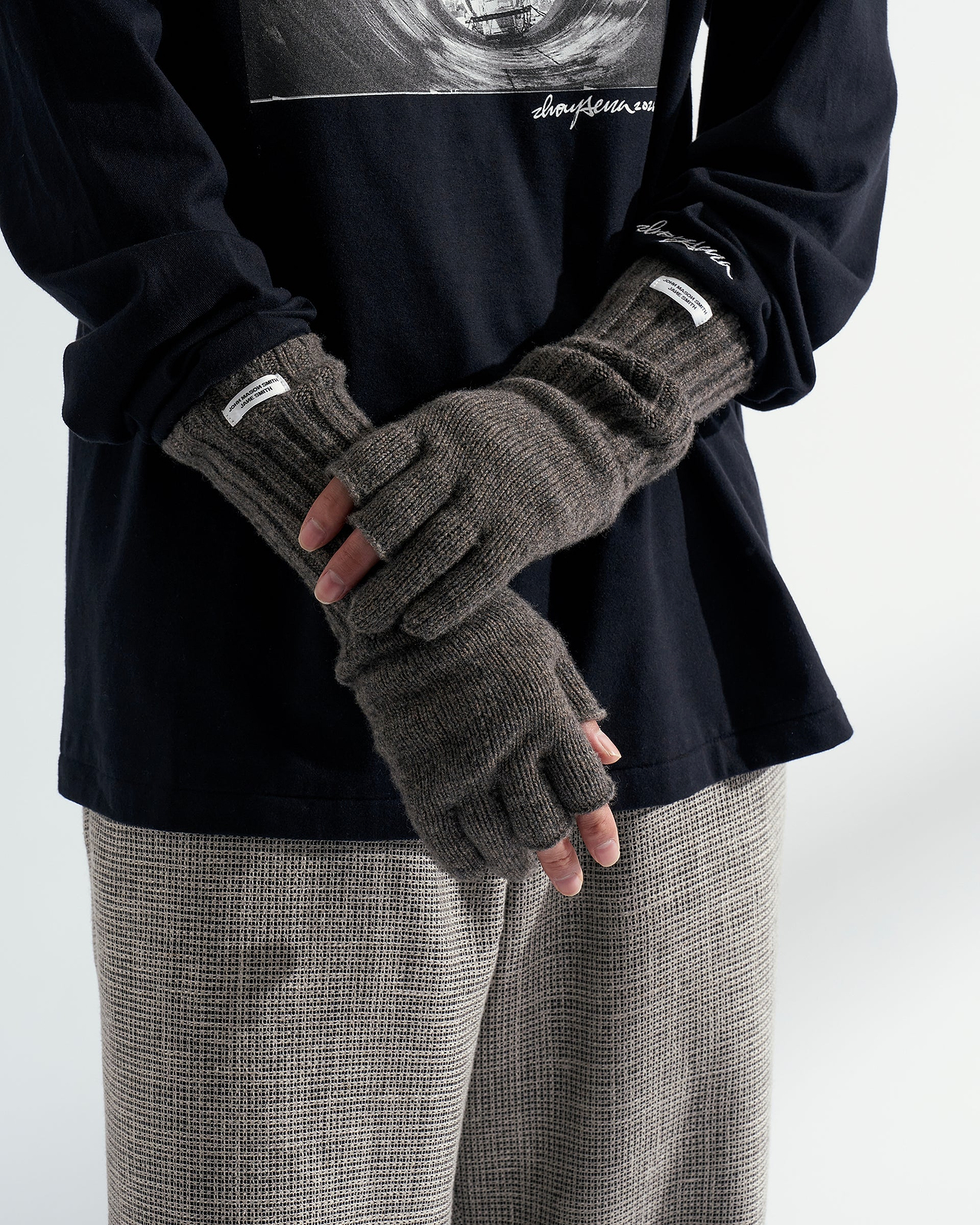 【26AW】5Gスリーフィンガーレスニットグローブ