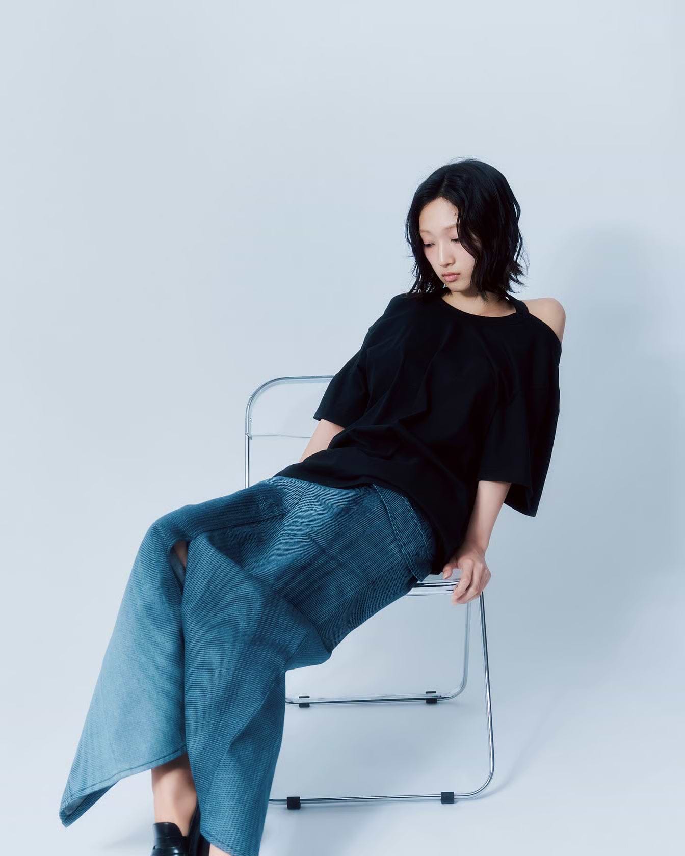 着用サイズ1／身長172cm（「夏ファッション×ケアコスメ」6つの関係性　プロのヘアメイクが提案 掲載）