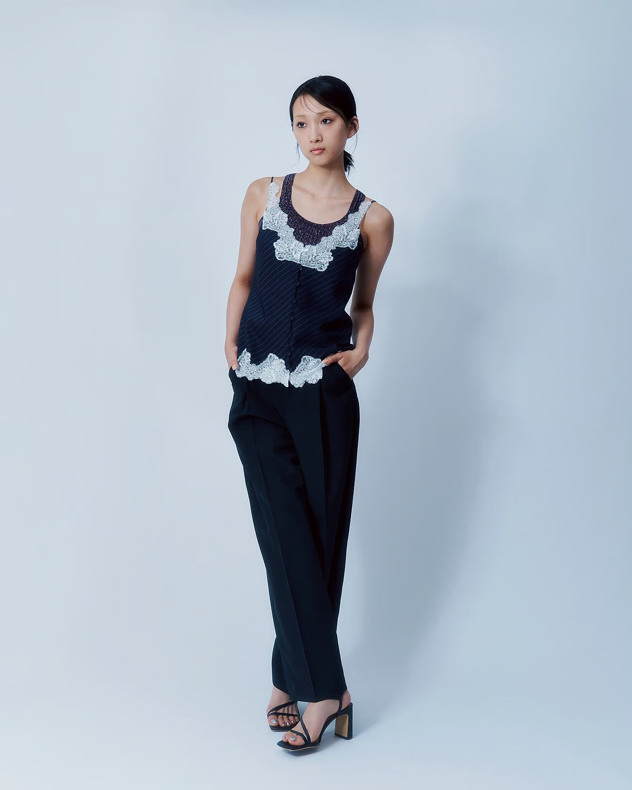 THE RERACS×1LDK×F/STORE＞ ベルテッドワイドパンツ（ウィメンズ