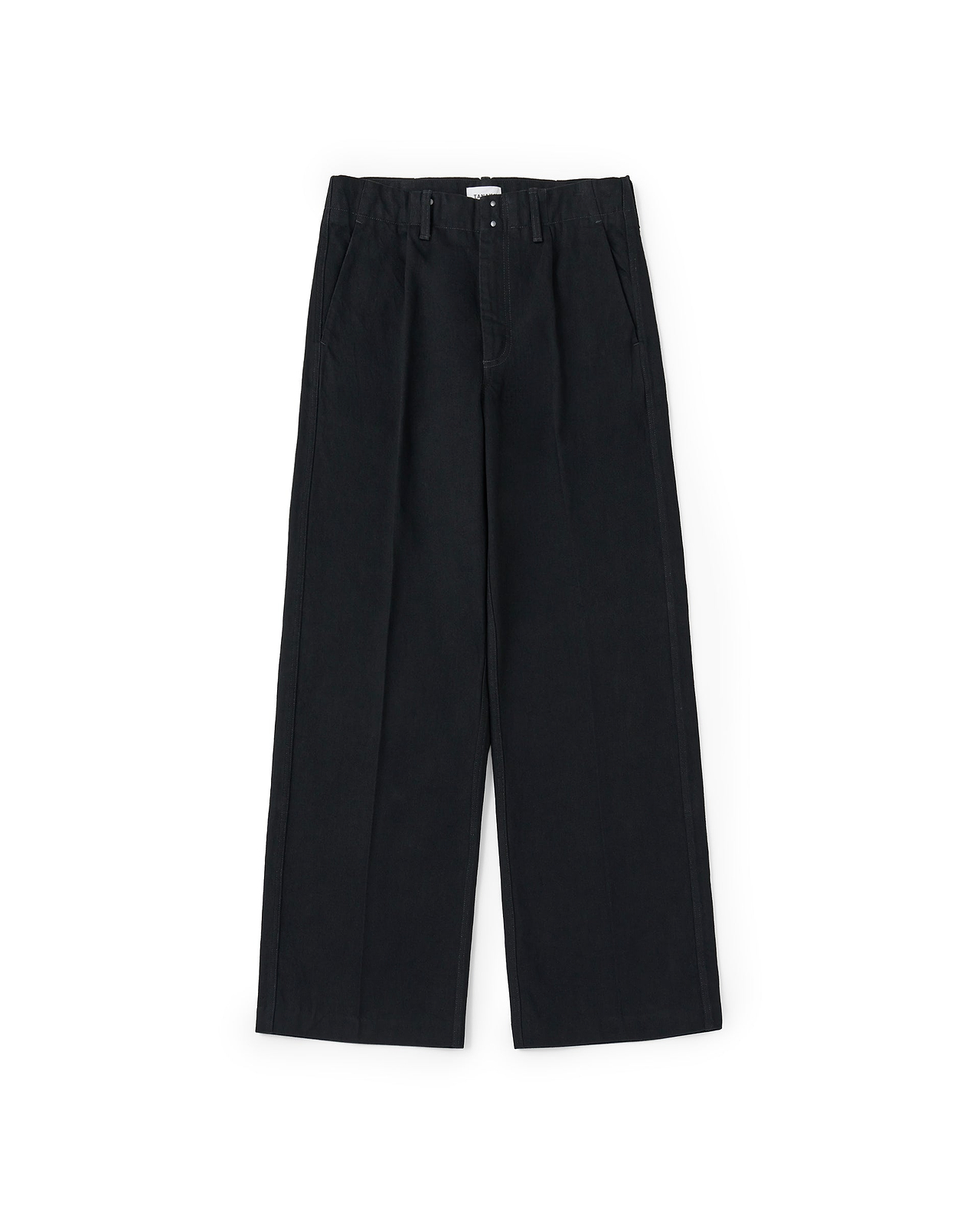 【26AW】THEワイドジーントラウザーズ（ブラック×ブラック）