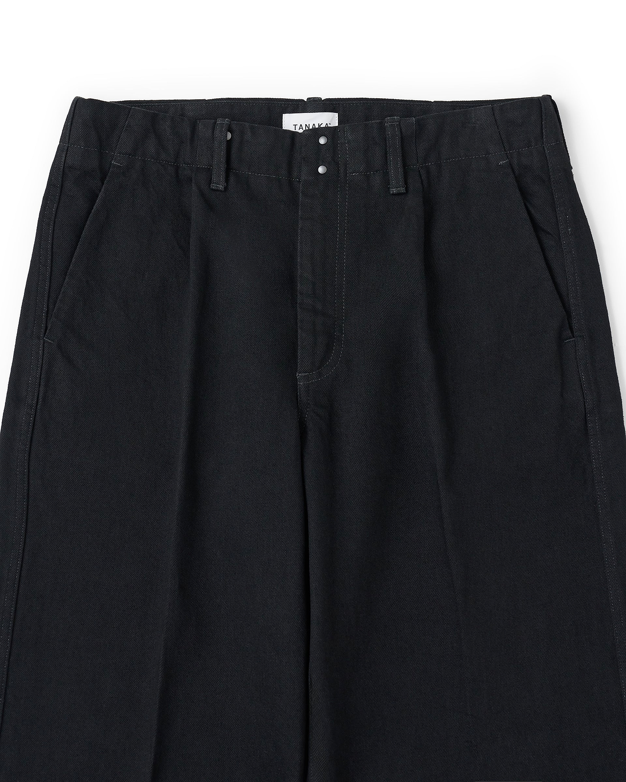 【26AW】THEワイドジーントラウザーズ（ブラック×ブラック）