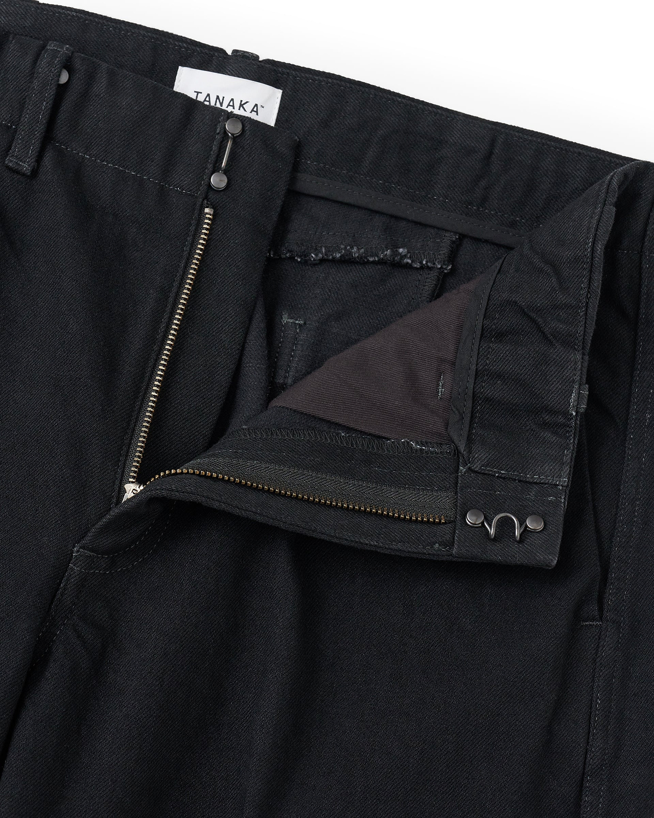 【26AW】THEワイドジーントラウザーズ（ブラック×ブラック）