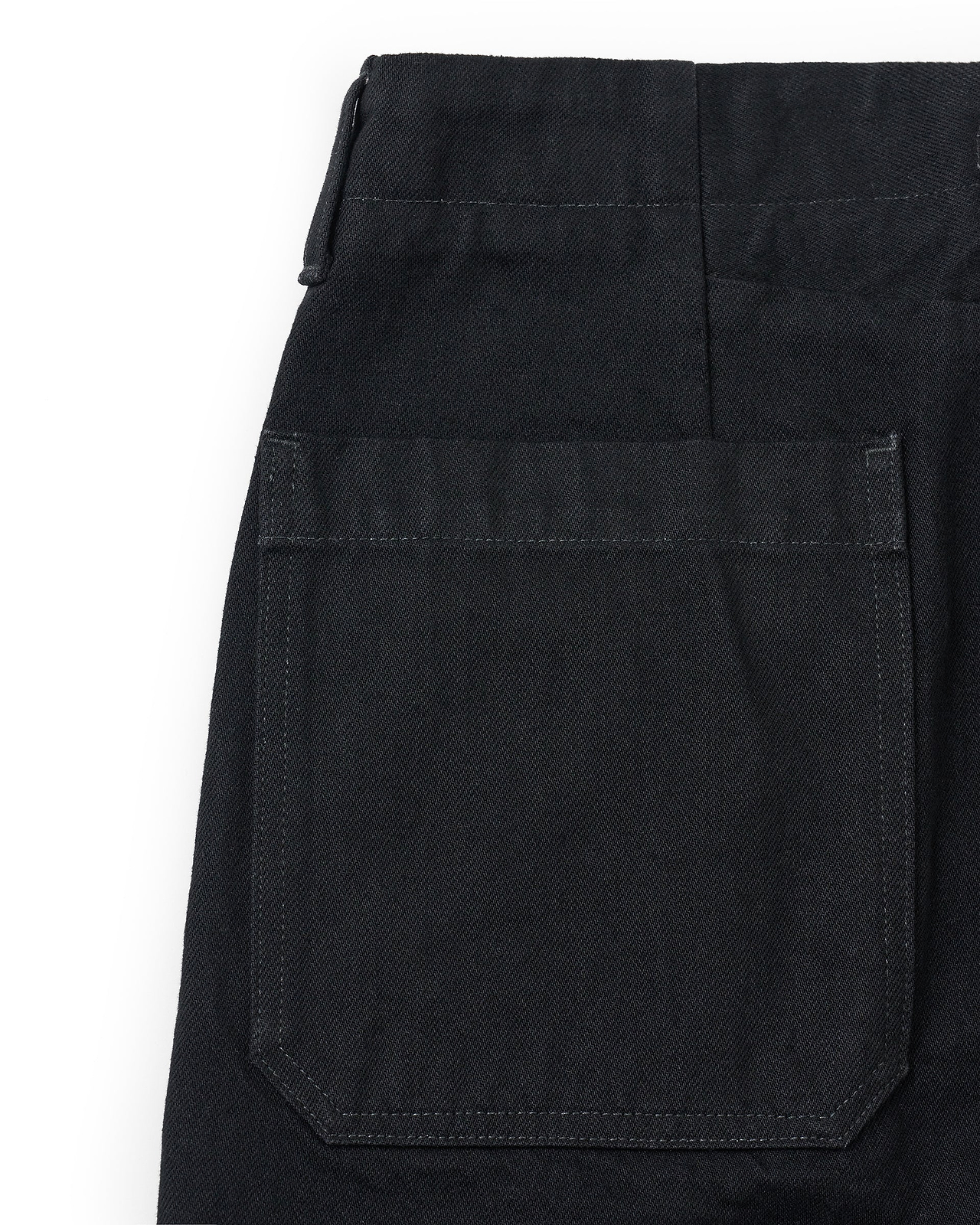 【26AW】THEワイドジーントラウザーズ（ブラック×ブラック）