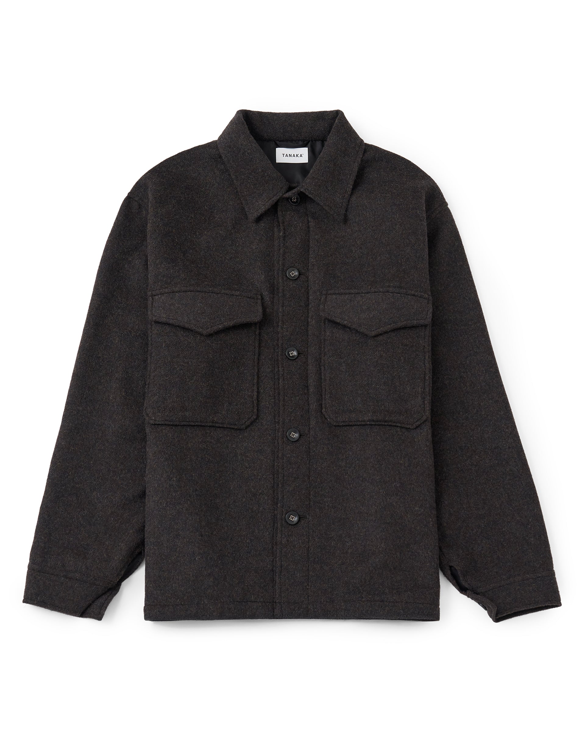 希少 Ralph Lauren ブラックデニム　ダブルポケット シャツ (L) TANAKA】ダブルポケットシャツ – ファッションスナップストア