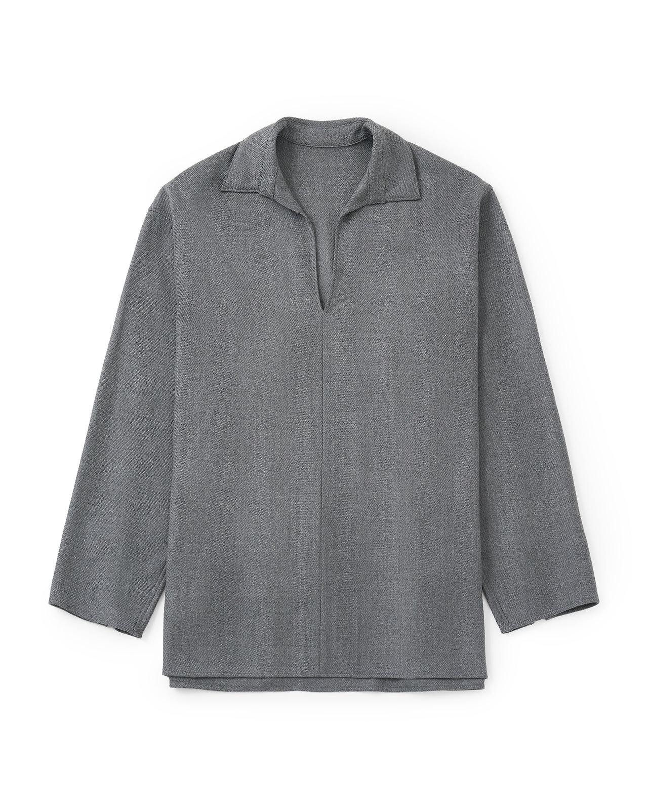 【26AW】ウールプルオーバーシャツ